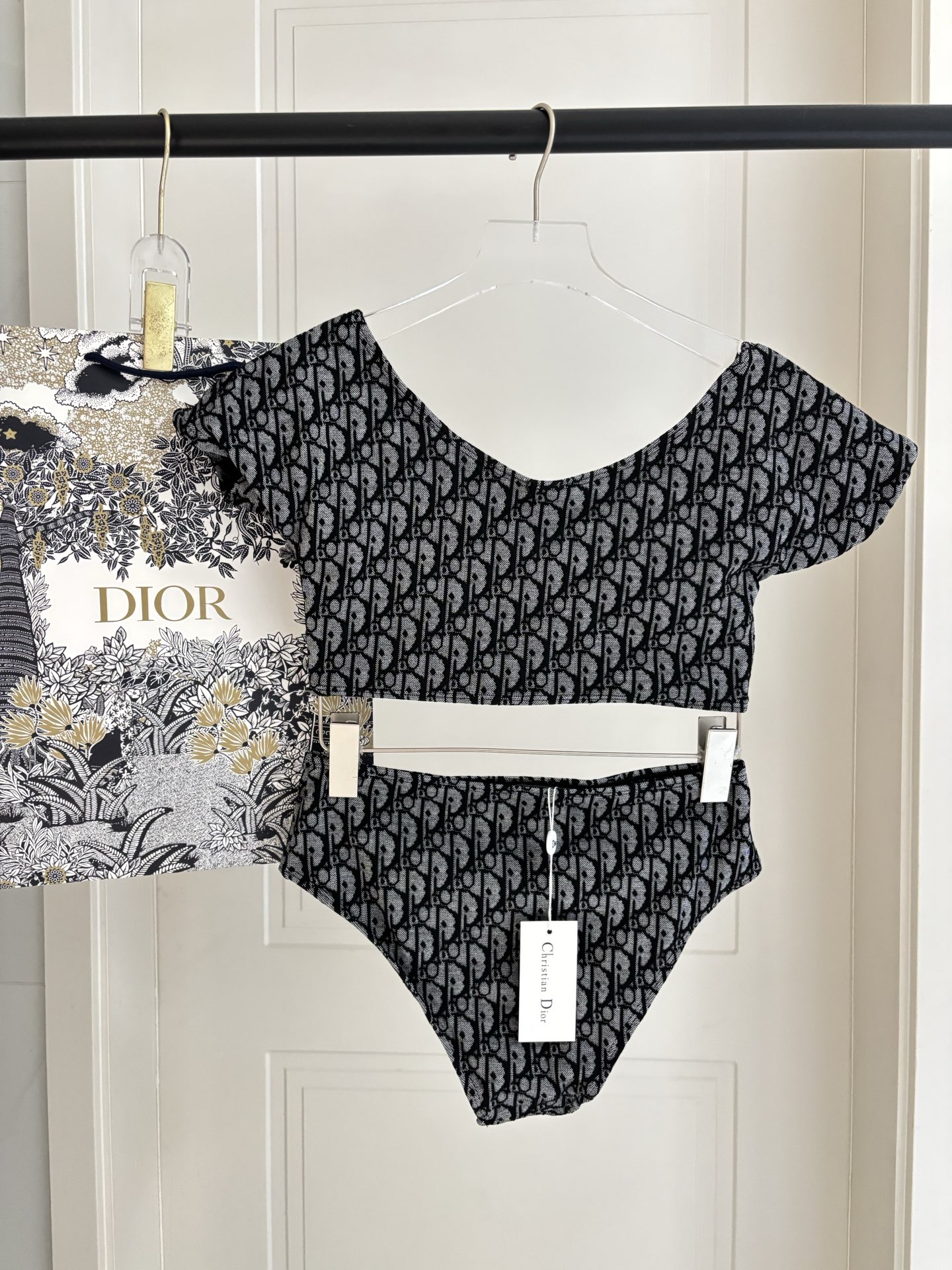 迪奥泳衣 印花适合多种场景的游泳衣🏊‍♀️海边 游泳池 温泉 水上乐园 漂流都可以😌内搭也完全可以 连体