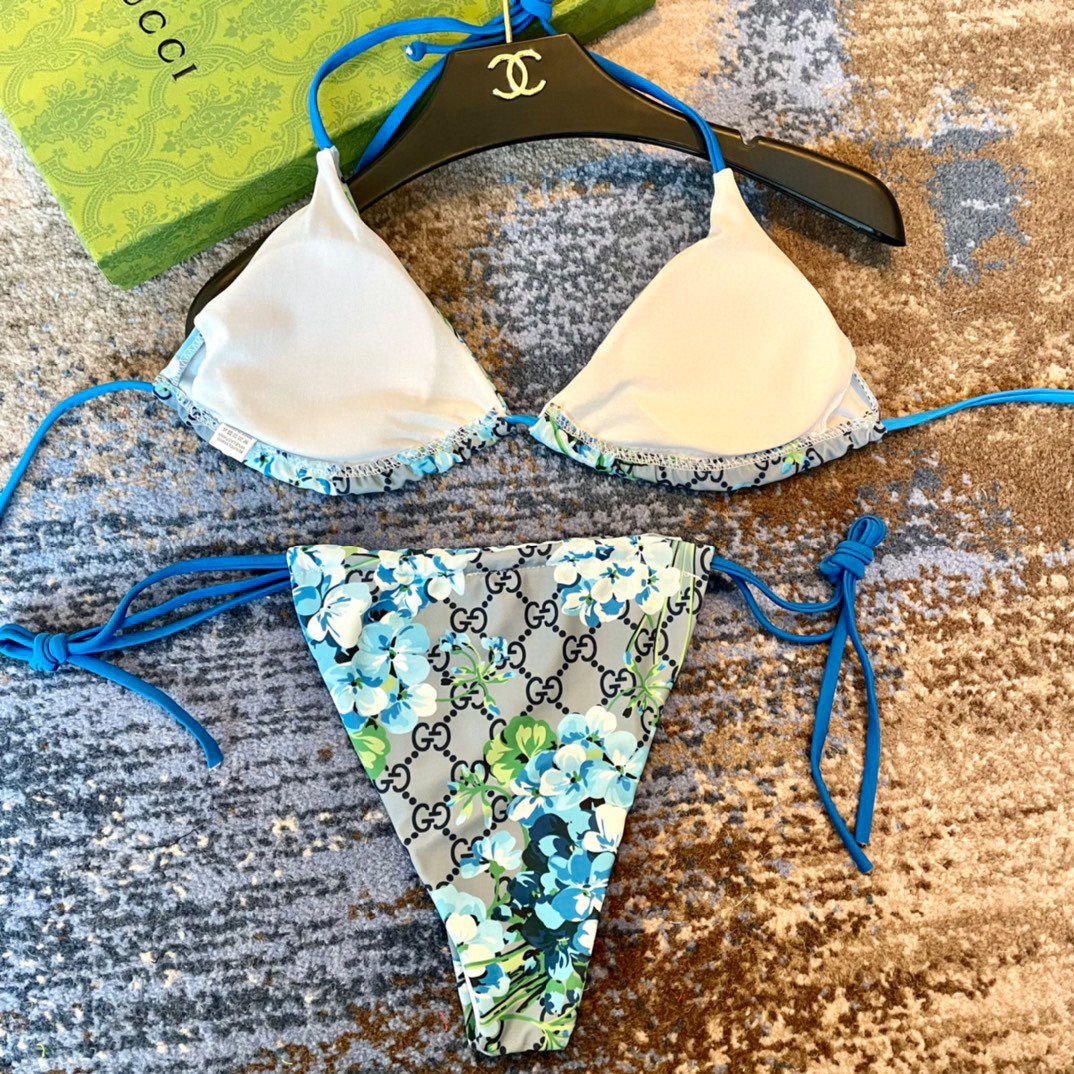 Gucci古奇新款比基尼泳衣👙❤️😍🥰适合多种场景的游泳衣🏊‍♀️海边 游泳池 温泉 水上乐园 漂流都可