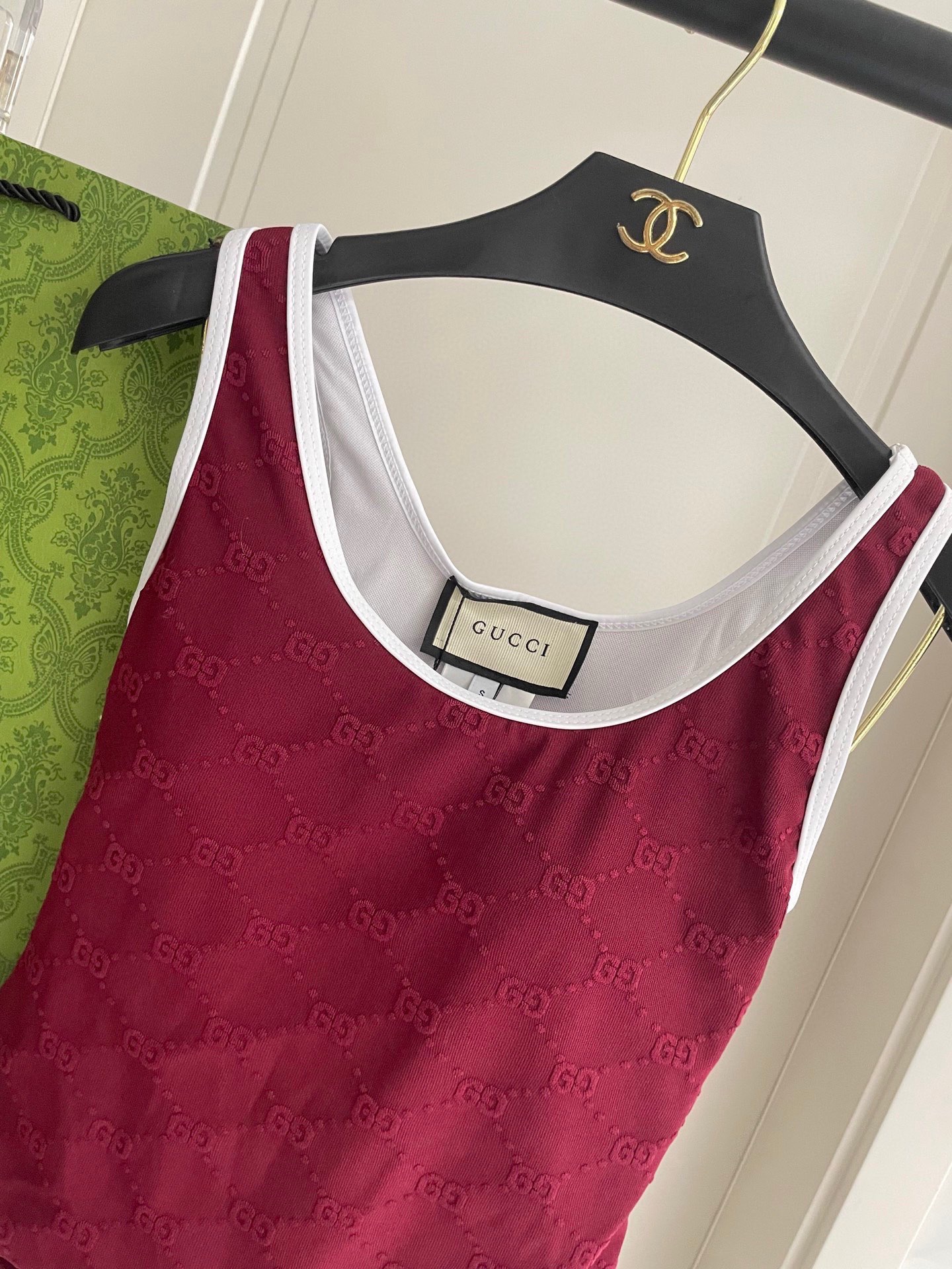 Gucci专柜新款泳衣 😍🥰适合多种场景的游泳衣🏊‍♀️海边 游泳池 温泉 水上乐园 漂流都可以😌内搭也