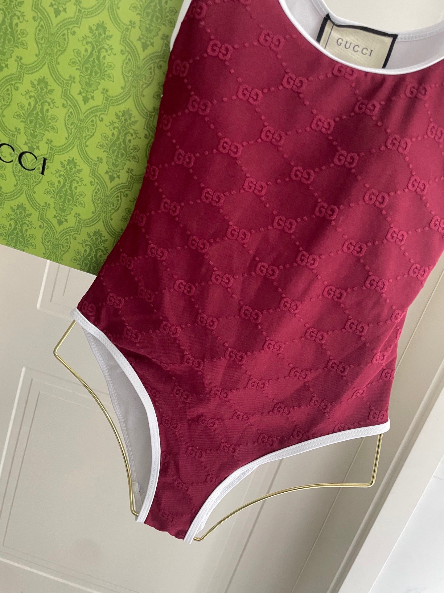 Gucci专柜新款泳衣 😍🥰适合多种场景的游泳衣🏊‍♀️海边 游泳池 温泉 水上乐园 漂流都可以😌内搭也