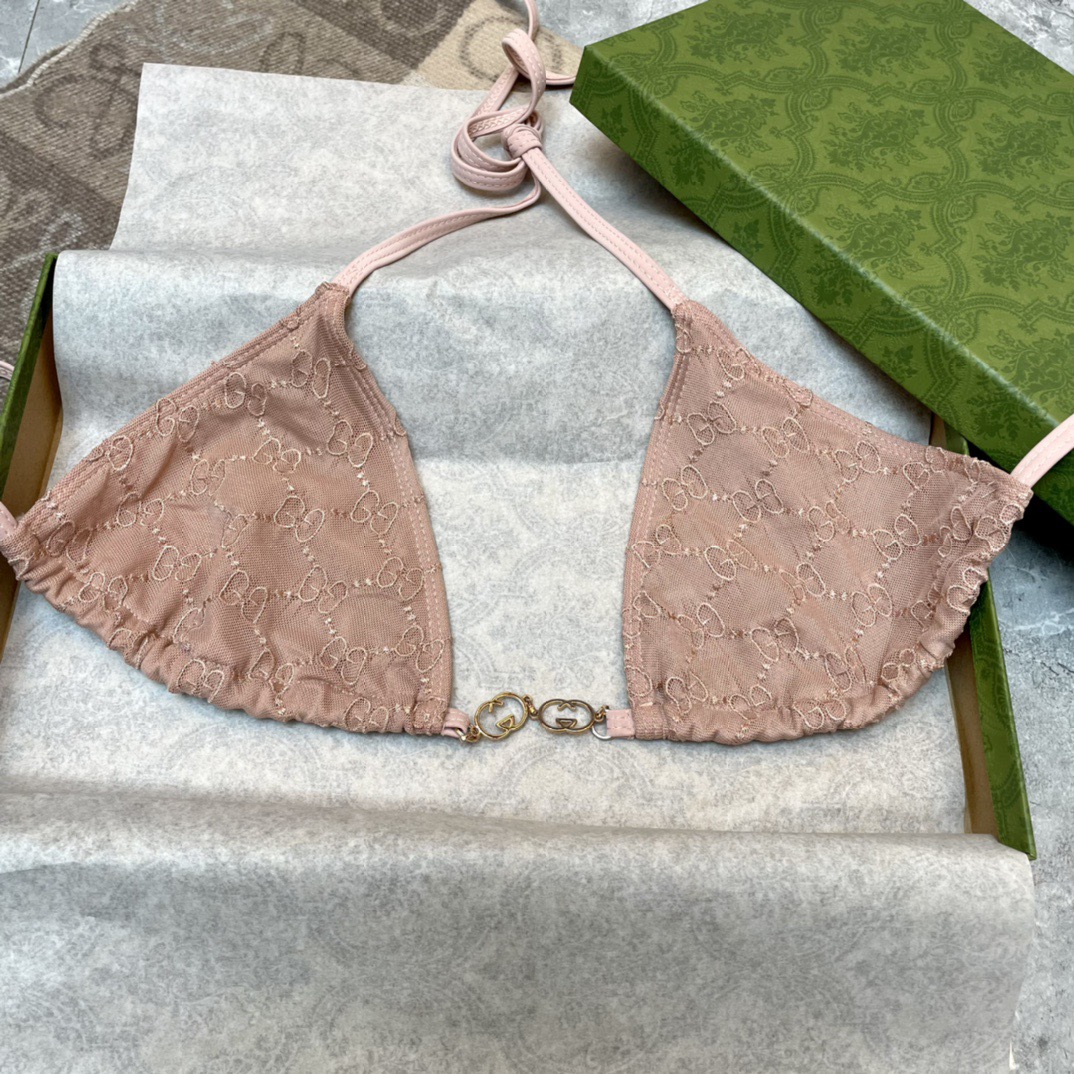 Gucci新款网纱比基尼😍🥰适合多种场景的游泳衣🏊‍♀️海边 游泳池 温泉 水上乐园 漂流都可以😌内搭也