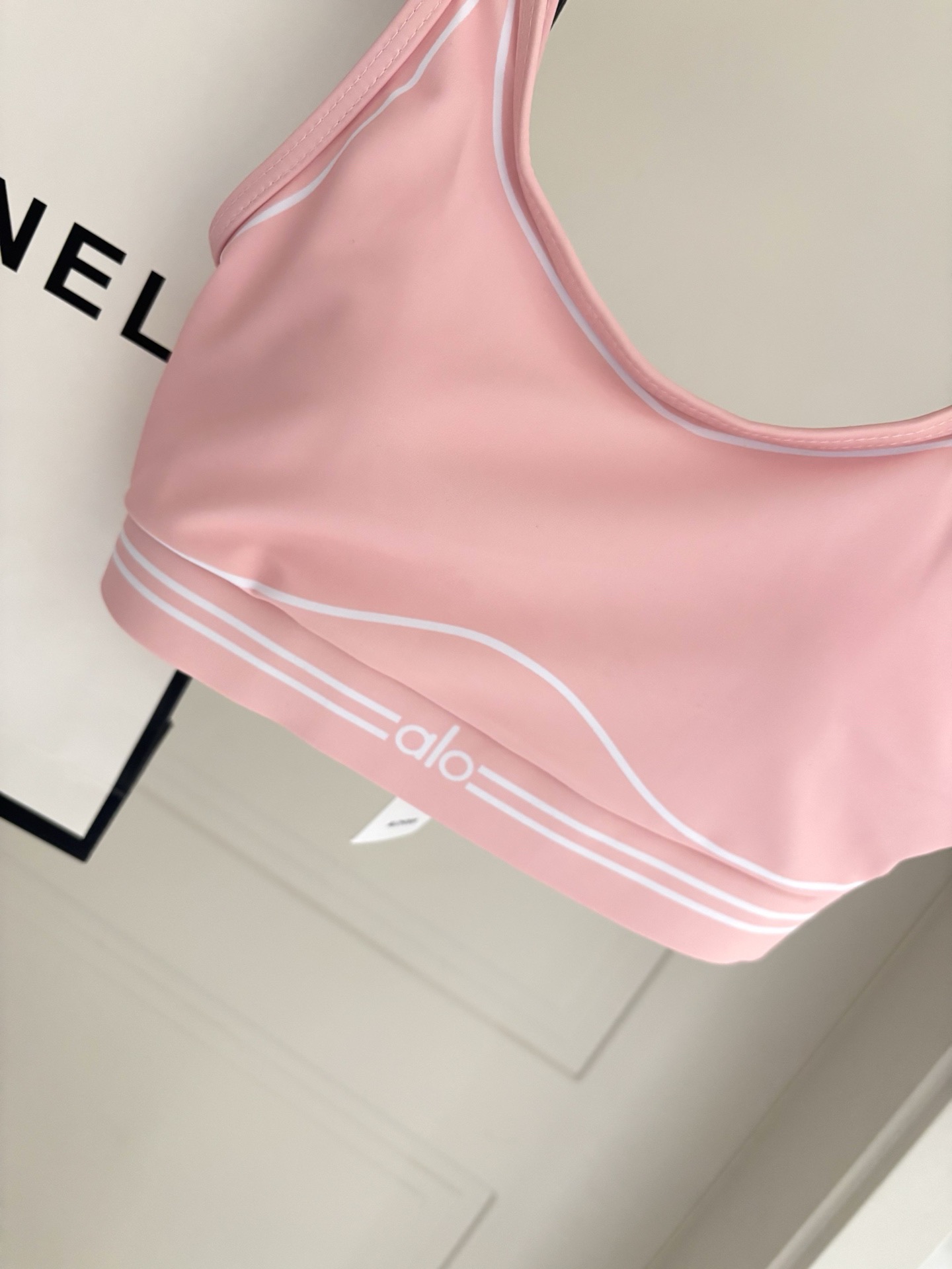 ALO新款高弹力健身长款瑜伽服运动套装~小背心➕修身提臀显瘦打底裤S M L Xl