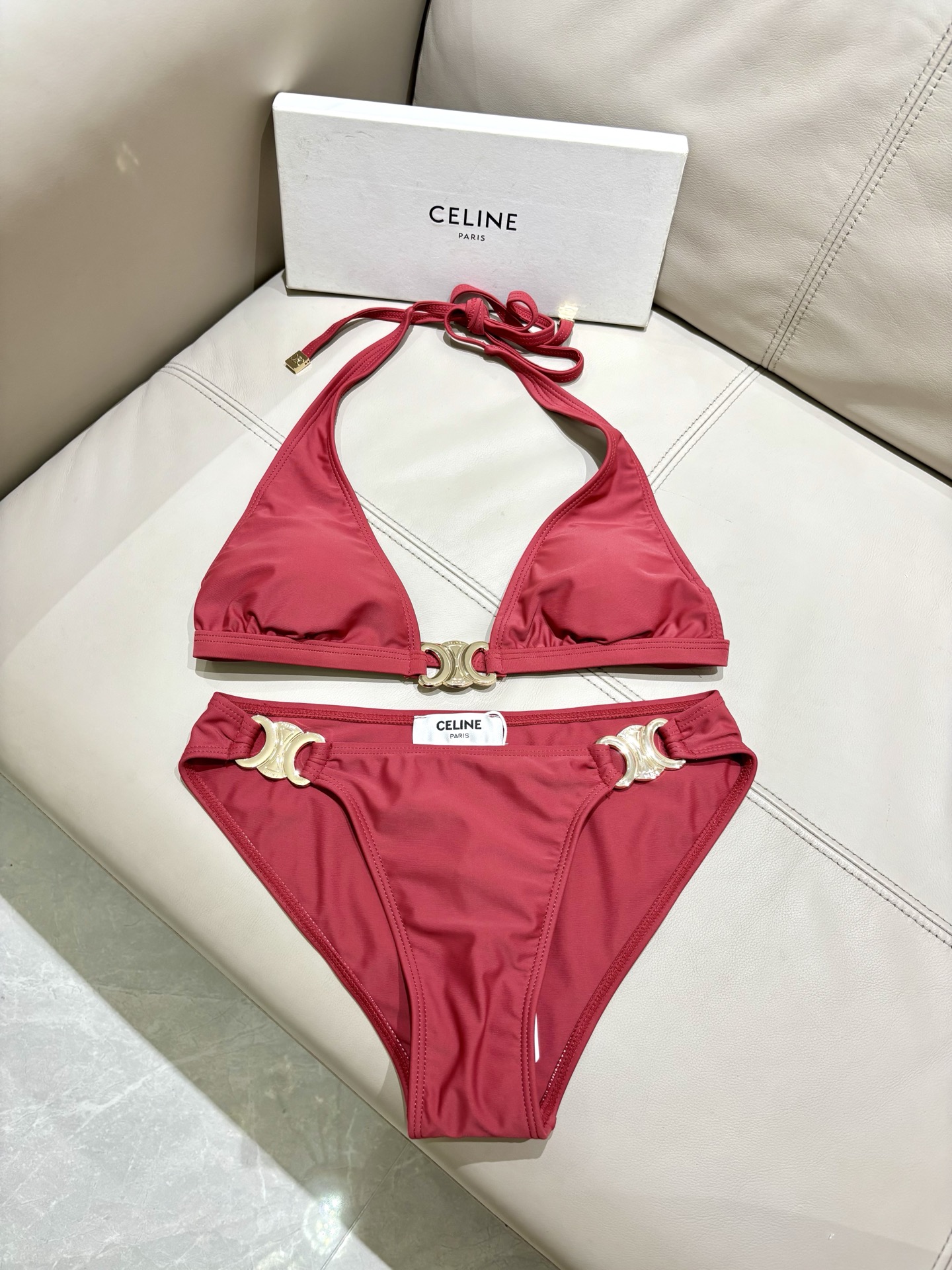 Celine Celine比基尼新款 海边 游泳池
