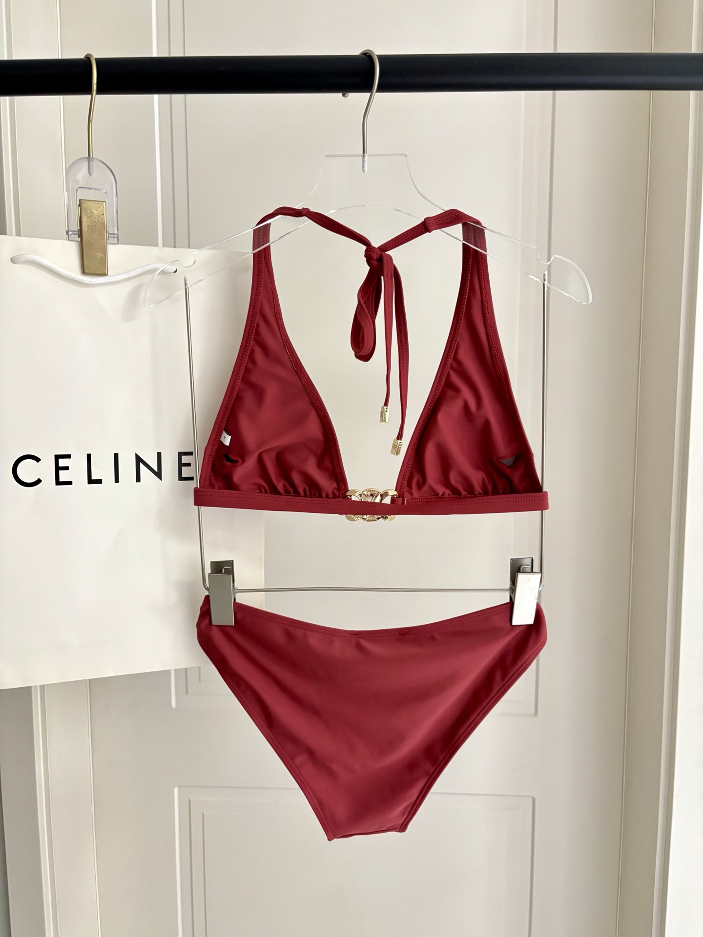 Celine Celine比基尼新款 海边 游泳池
