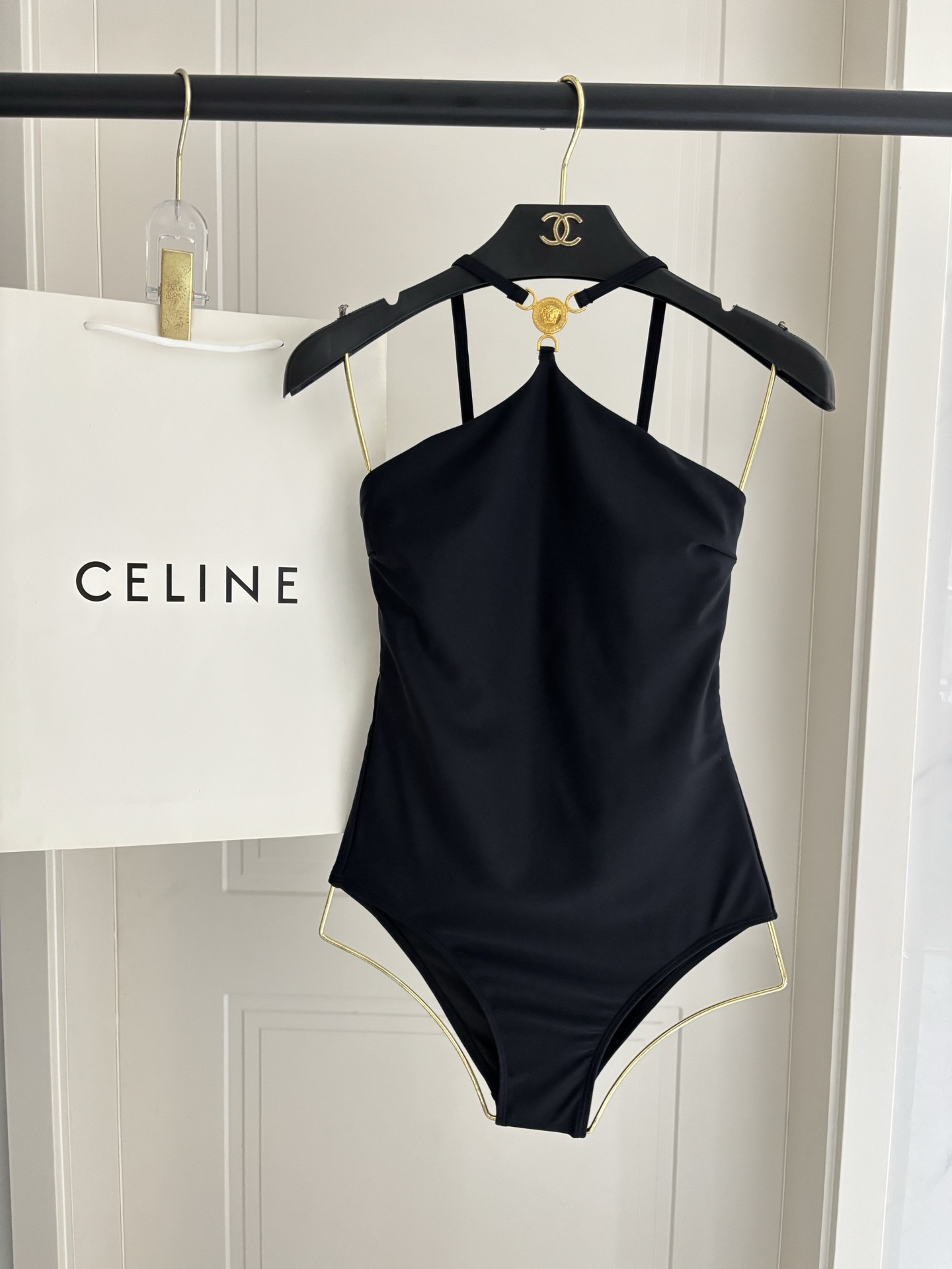 Celine Celine连体泳衣 海边 游泳池