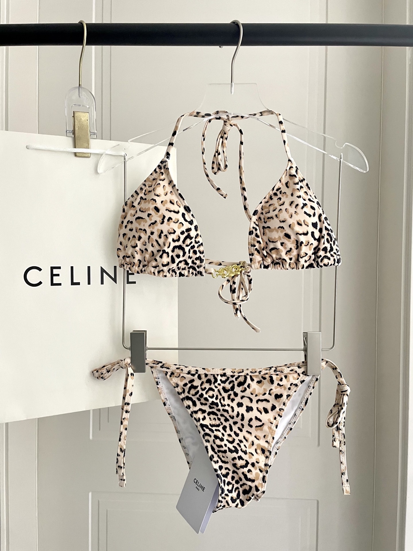 Celine Celine比基尼泳衣 海边 游泳池