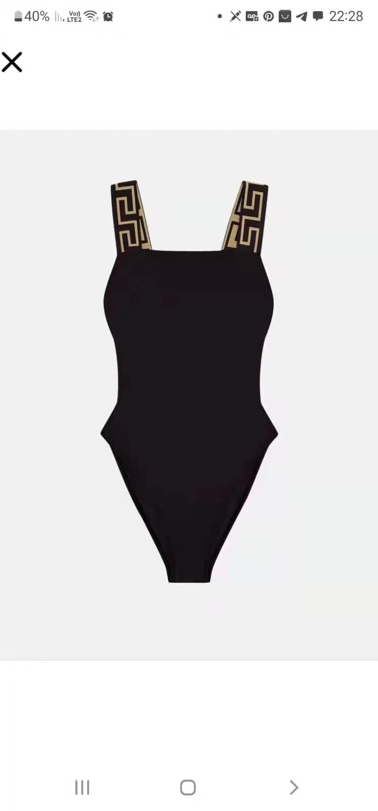 范思哲连体😍🥰适合多种场景的游泳衣🏊‍♀️海边 游泳池 温泉 水上乐园 漂流都可以😌内搭也完全可以 连体