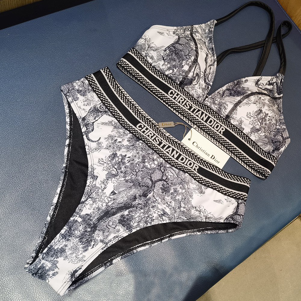 Dior迪奥新款分体式泳衣👙❤️😍🥰适合多种场景的游泳衣🏊‍♀️海边 游泳池 温泉 水上乐园 漂流都可以
