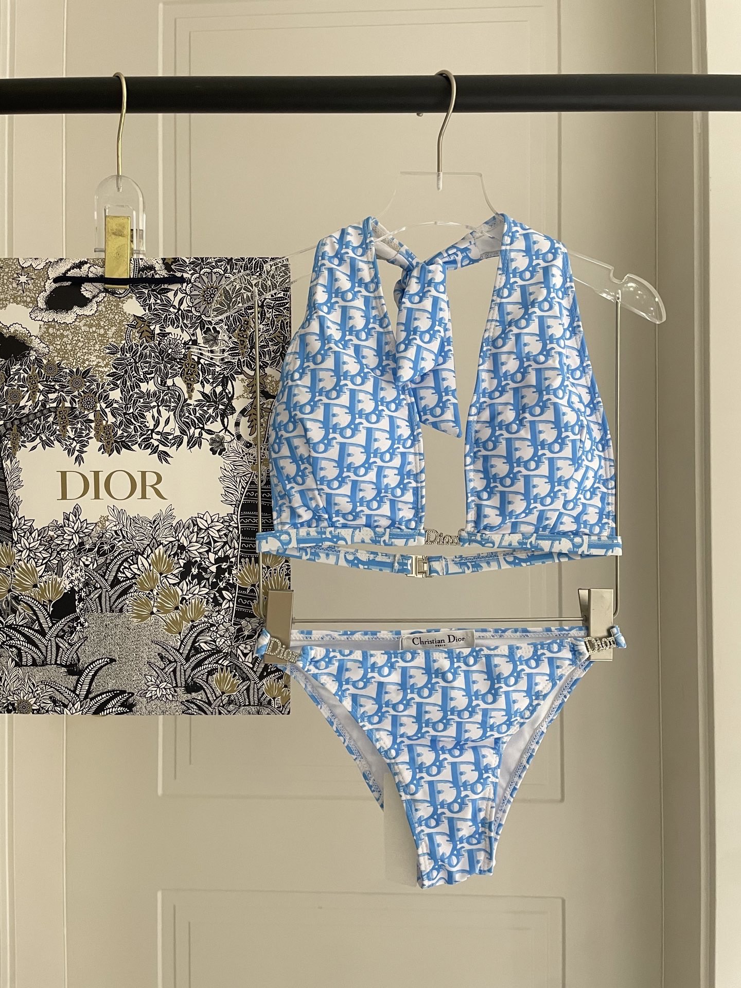 Dior迪奥新款分体式泳衣👙❤️😍🥰适合多种场景的游泳衣🏊‍♀️海边 游泳池 温泉 水上乐园 漂流都可以