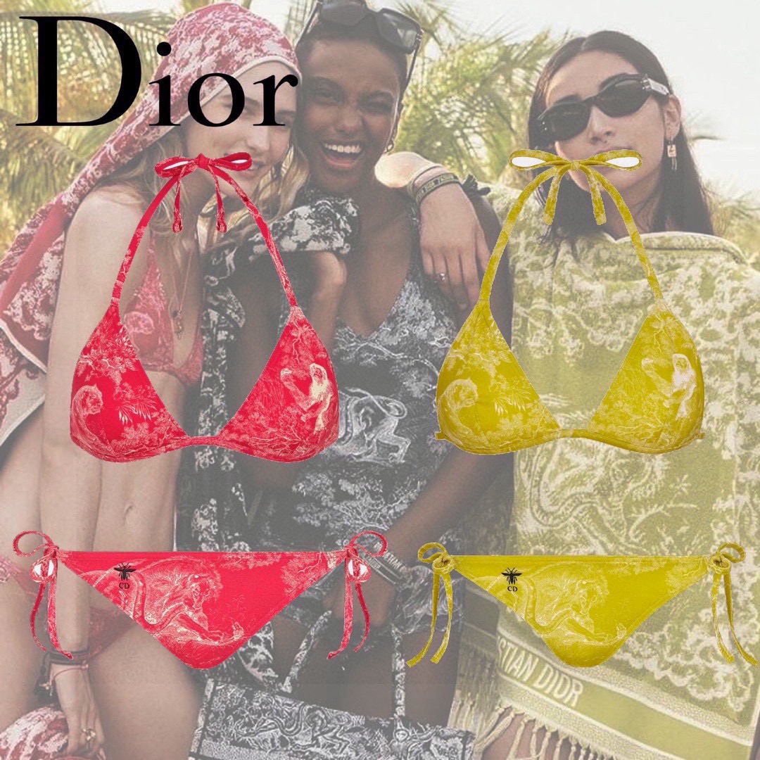 Dior新款比基尼泳衣 简单大气 适合多种场景的游泳衣🏊‍♀️海边 游泳池 温泉 水上乐园 漂流都可以😌