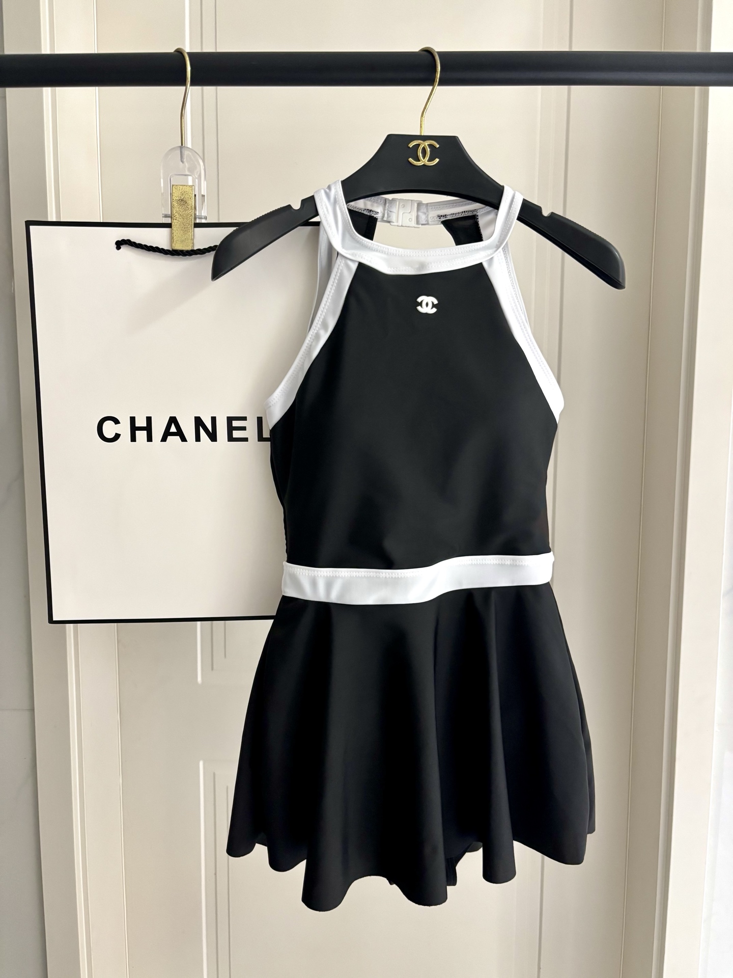 Chanel泳衣👙❤️😍🥰适合多种场景的游泳衣🏊‍♀️海边 游泳池 温泉 水上乐园 漂流都可以😌内搭外穿