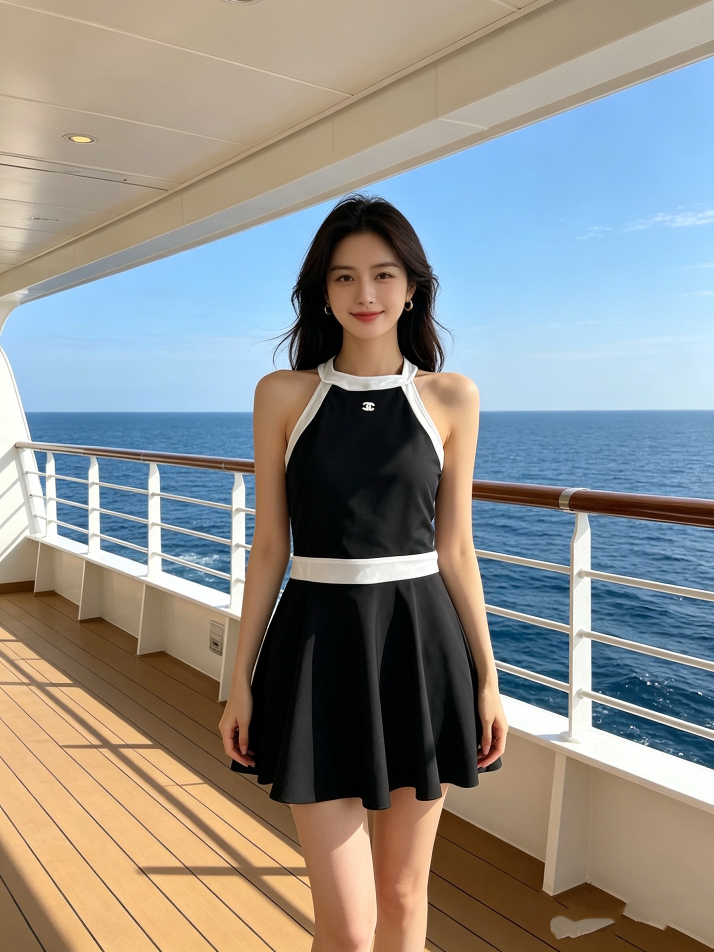 Chanel泳衣👙❤️😍🥰适合多种场景的游泳衣🏊‍♀️海边 游泳池 温泉 水上乐园 漂流都可以😌内搭外穿