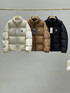 MLB Clothing Coats & Jackets Down Jacket Black Khaki White Unisex Women Duck Down Winter Collection Fashion