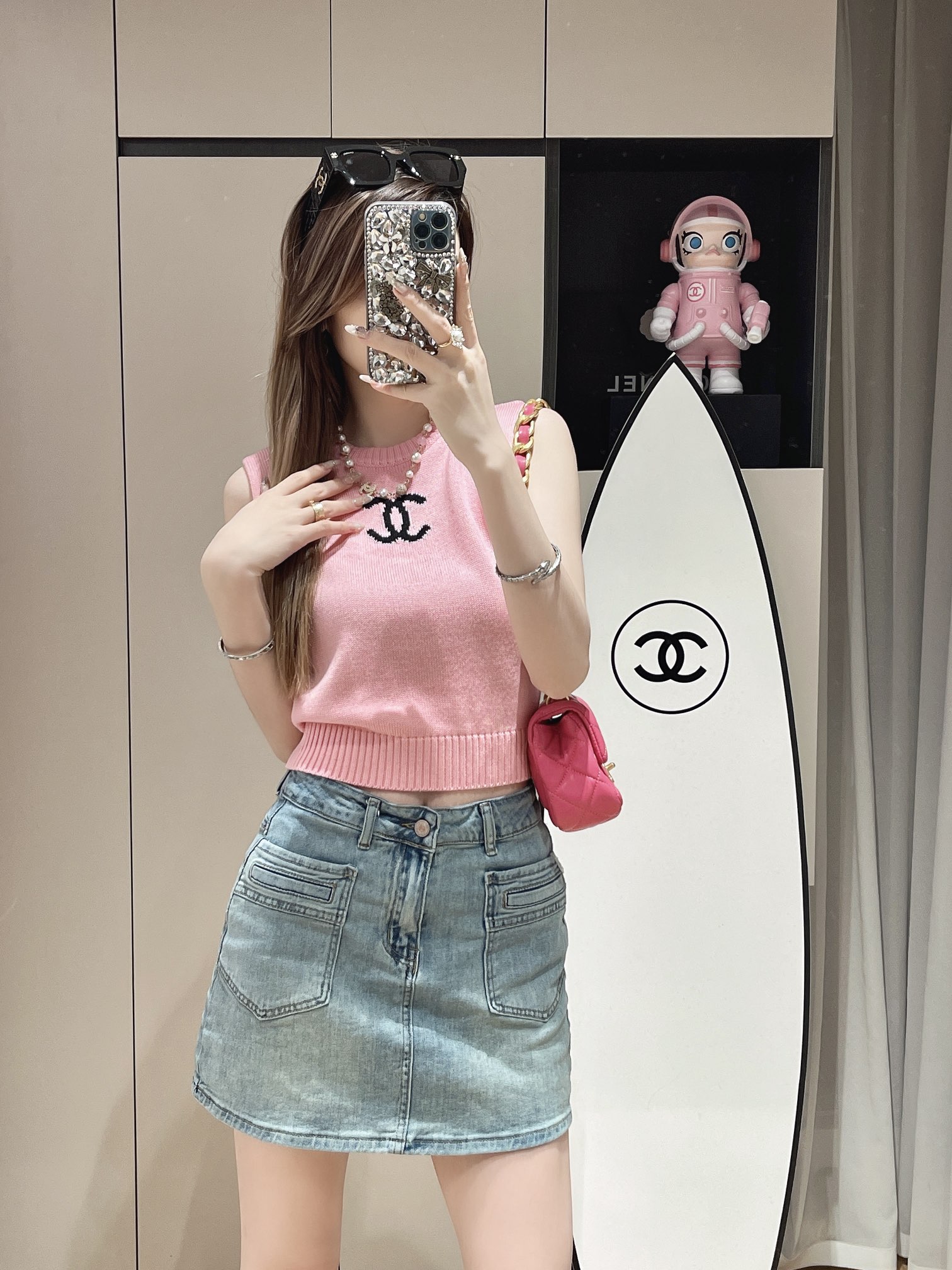 Chanel Ropa Camiseta de tirantes Tejido Colección de verano