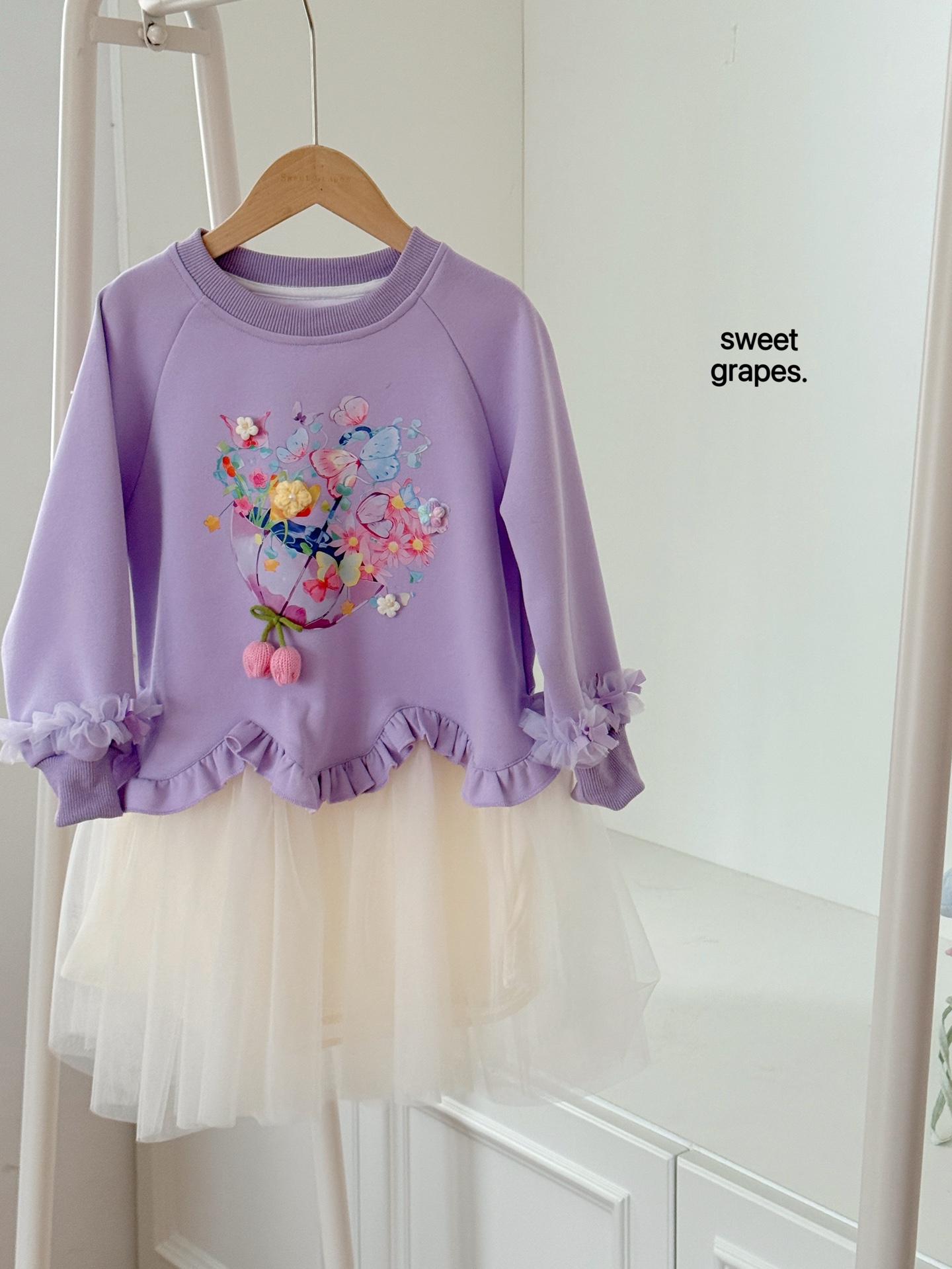 Venta rápida 89.9@una pieza ✅ Tallas 100-160, se recomienda pedir según la altura. "Hada floral púrpura, vestido de had…