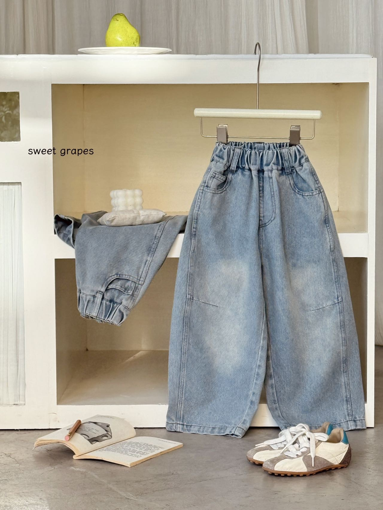 Venta rápida 89.9@ uno 110-170 El mejor de los jeans suaves [los jeans de lyocell para padres e hijos que 'respiran'] s…