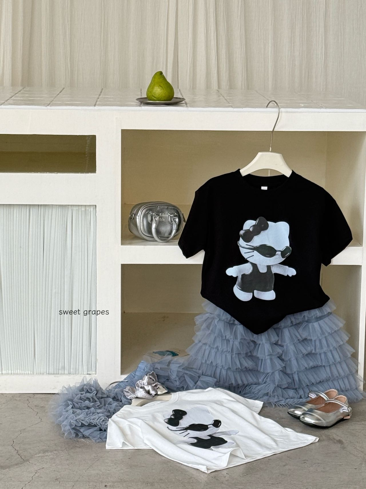 Camiseta 69.9@, falda pantalón 89.9@ una pieza 110-160 venta rápida Me encanta esta camiseta de algodón puro KT con gaf…