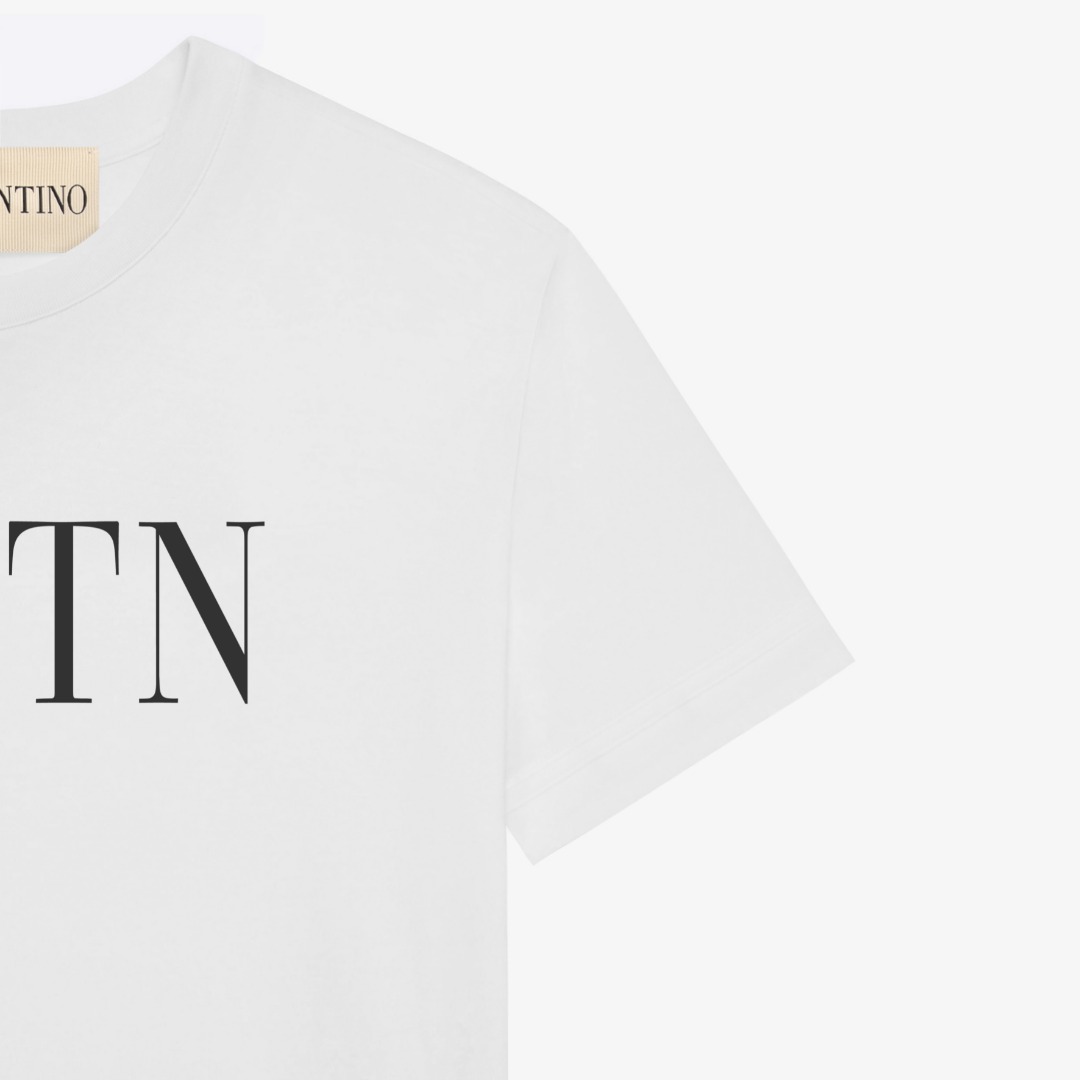 발렌티노 VLTN 클래식 로고 반팔 티셔츠 87900 이미지 4