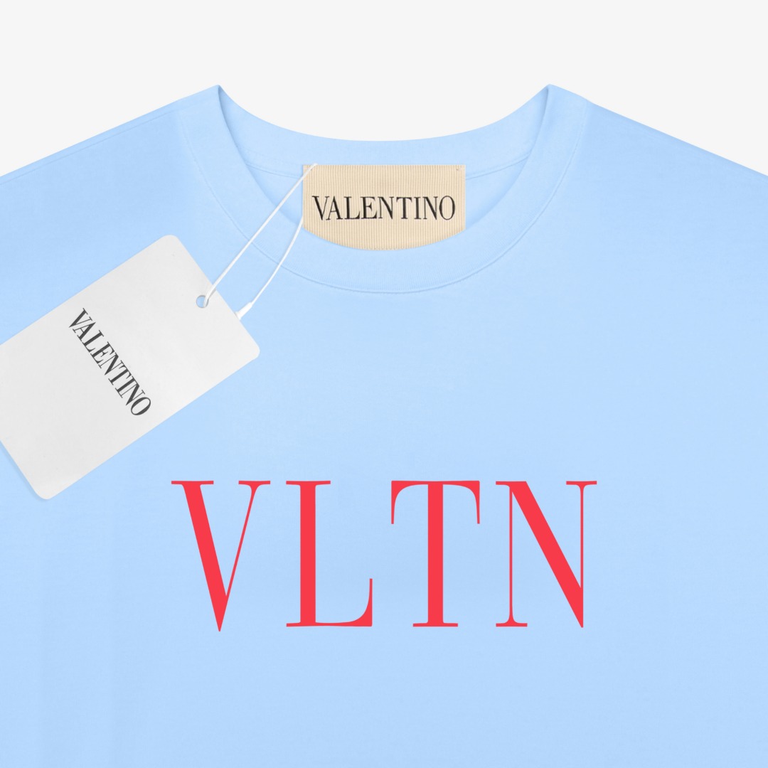 발렌티노 VLTN 클래식 레터 로고 여성 반팔 87912 이미지 3