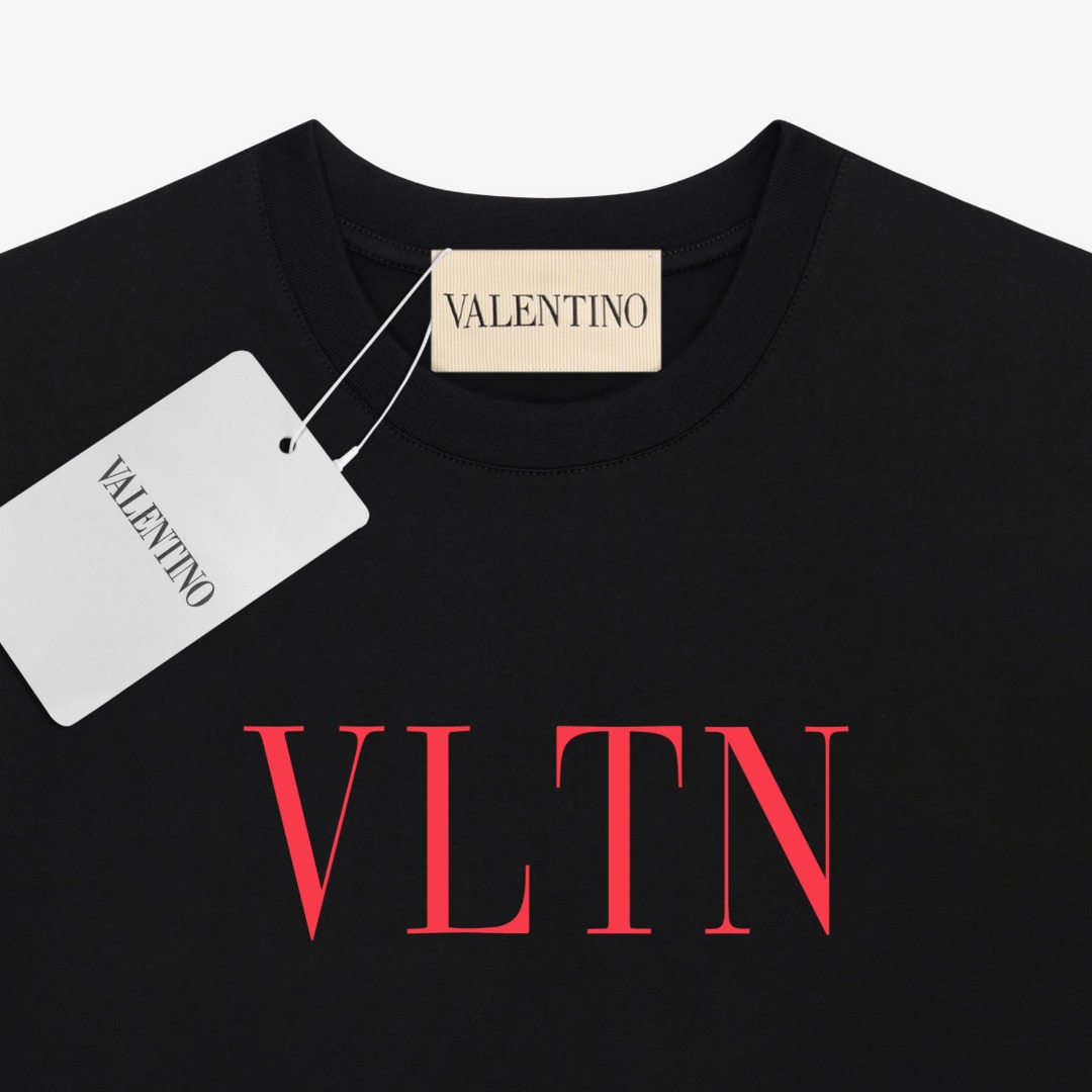 발렌티노 VLTN 클래식 레터 로고 여성 반팔 티셔츠 87914 이미지 3