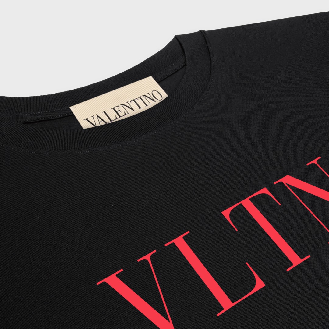 발렌티노 VLTN 클래식 레터 로고 여성 반팔 티셔츠 87914 이미지 5