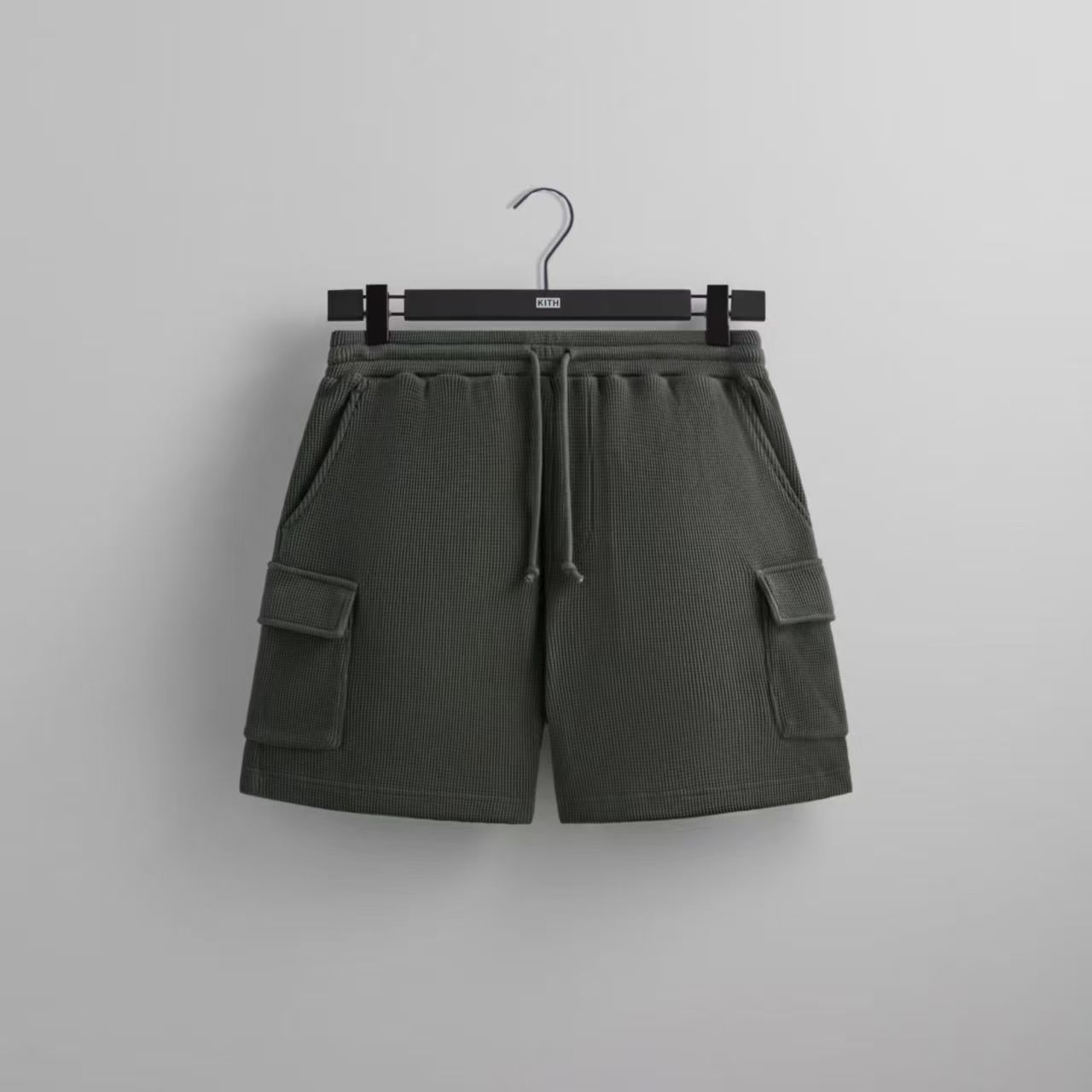 Kith Men's Waffle Knit Cargo Shorts - Casual Summer Style 2 a1749365733685 7205