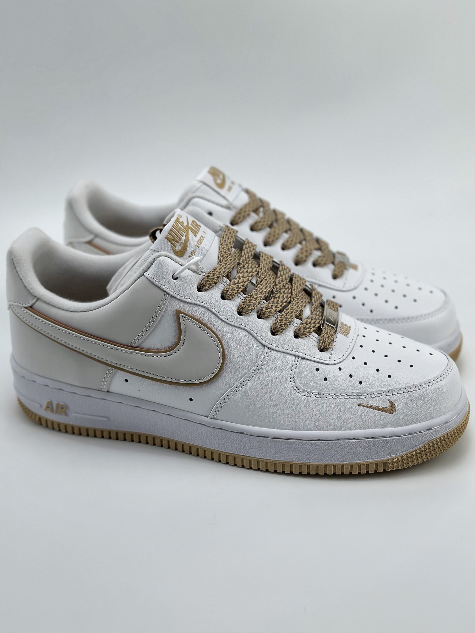 Nike Air Force 1 Low 07 White Earth Yellow Full Star YZ8115-004