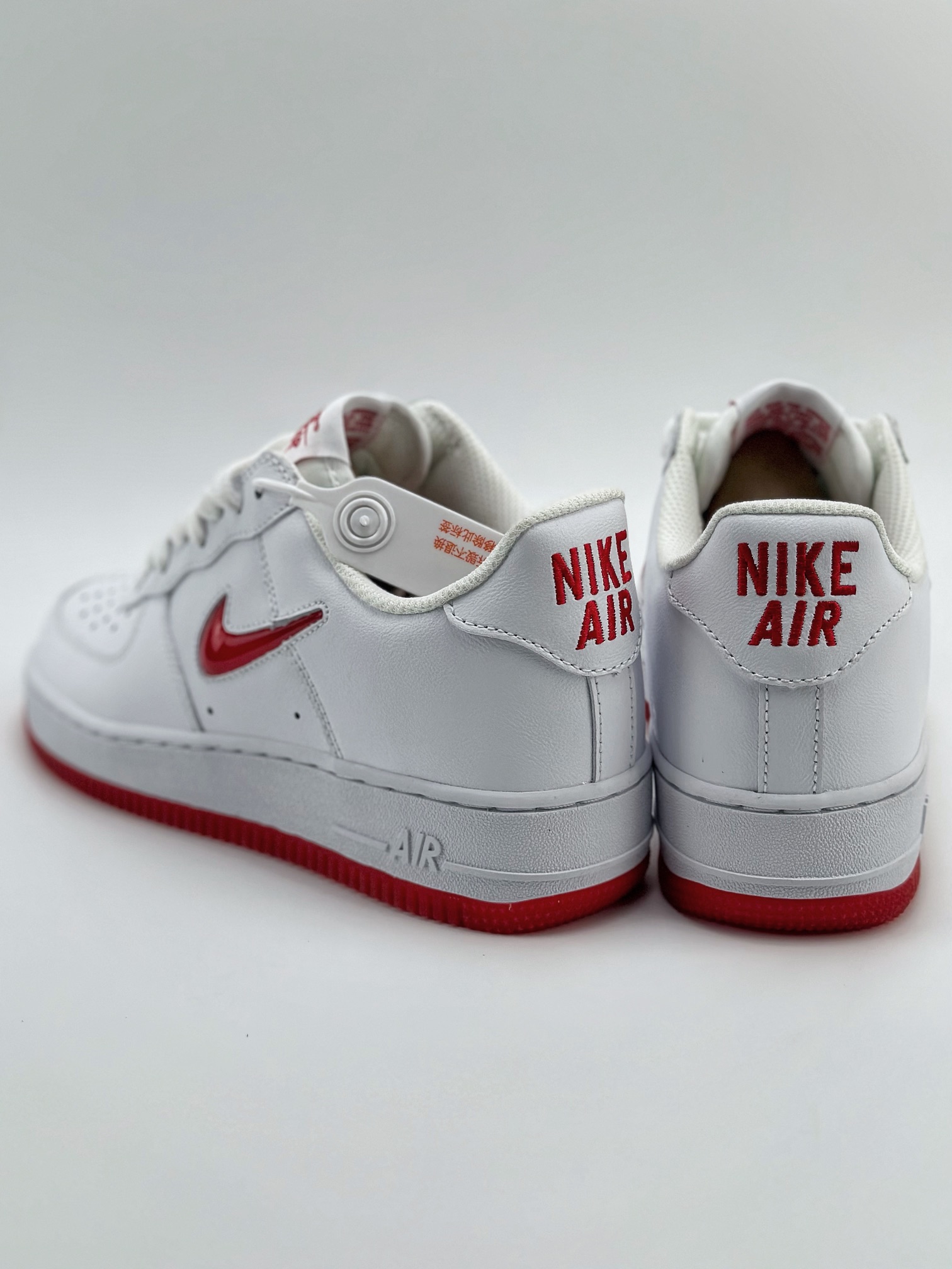 Nike Air Force 1 Low 07 White Red Crystal Hook FN5924-101