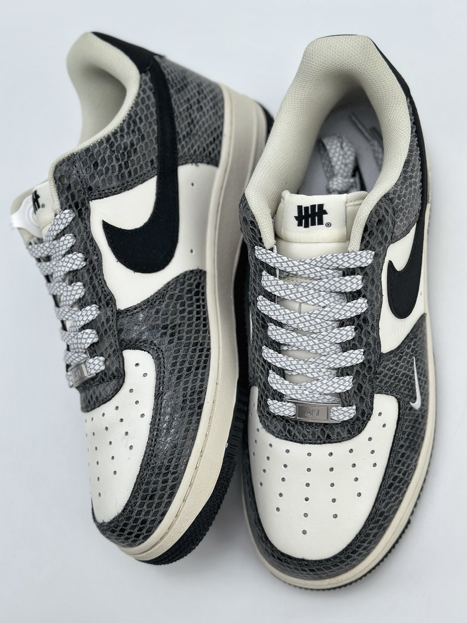 Nike Air Force 1 Low 07 Black Beige and White with Python Pattern BS9055-829