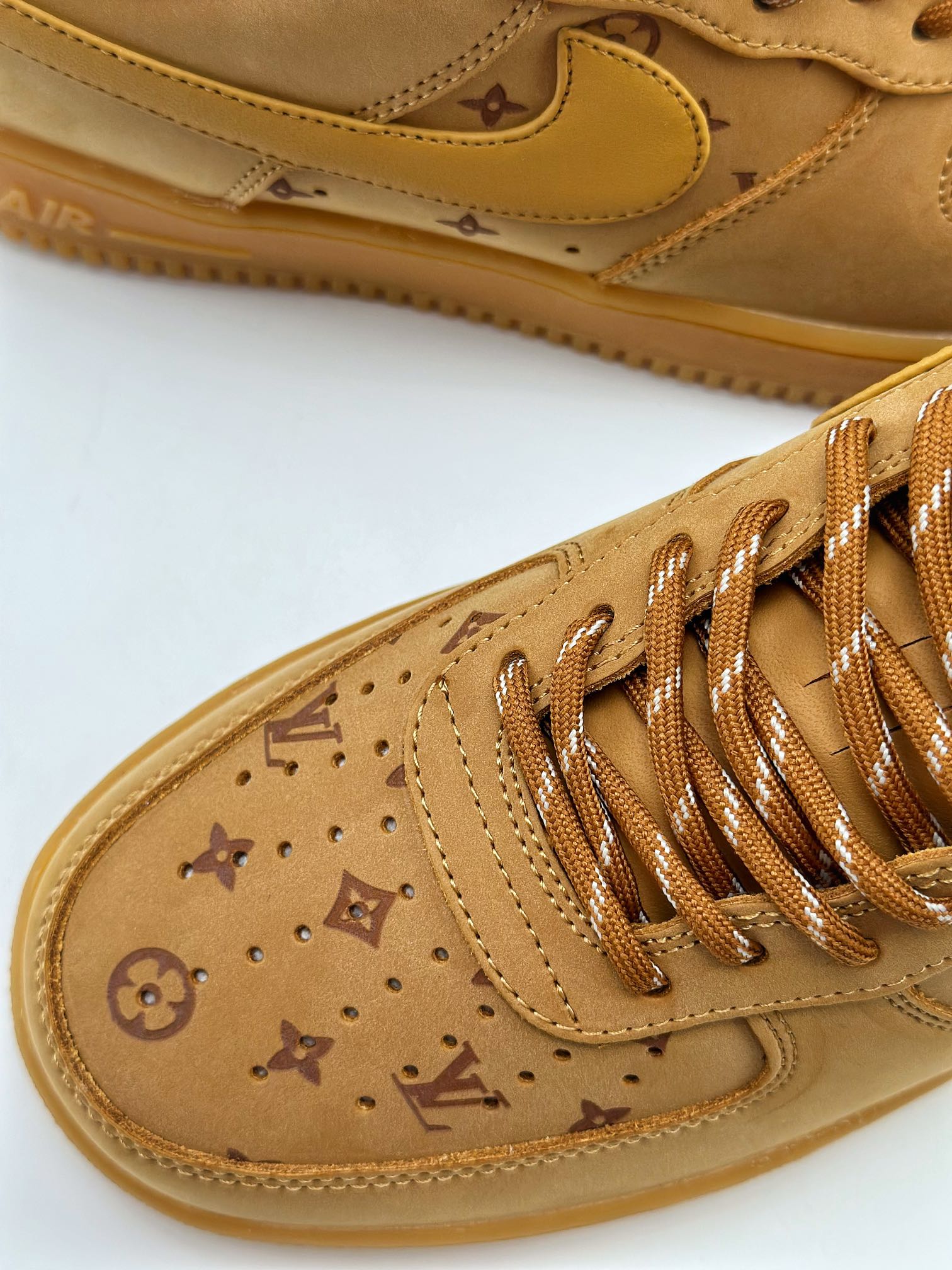 Nike Air Force 1 Low 07 x Louis Vuitton Wheat Print CJ9179-200