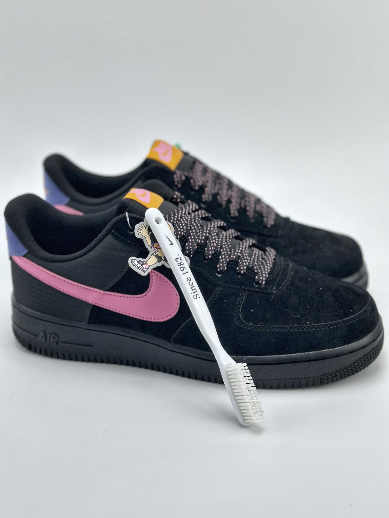 220 Nike Air Force 1 Low 07 黑粉 CD0887-001