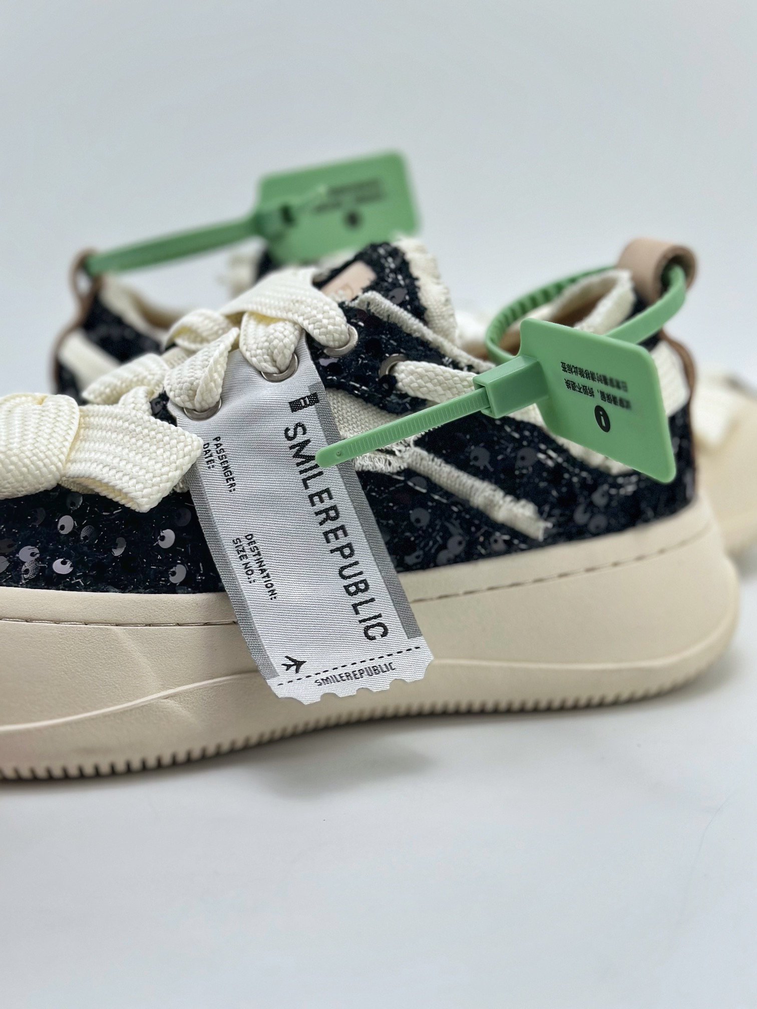 230 Sneakers Low 松糕厚底增高低帮 反系带乞丐风帆布低帮休闲运动鞋