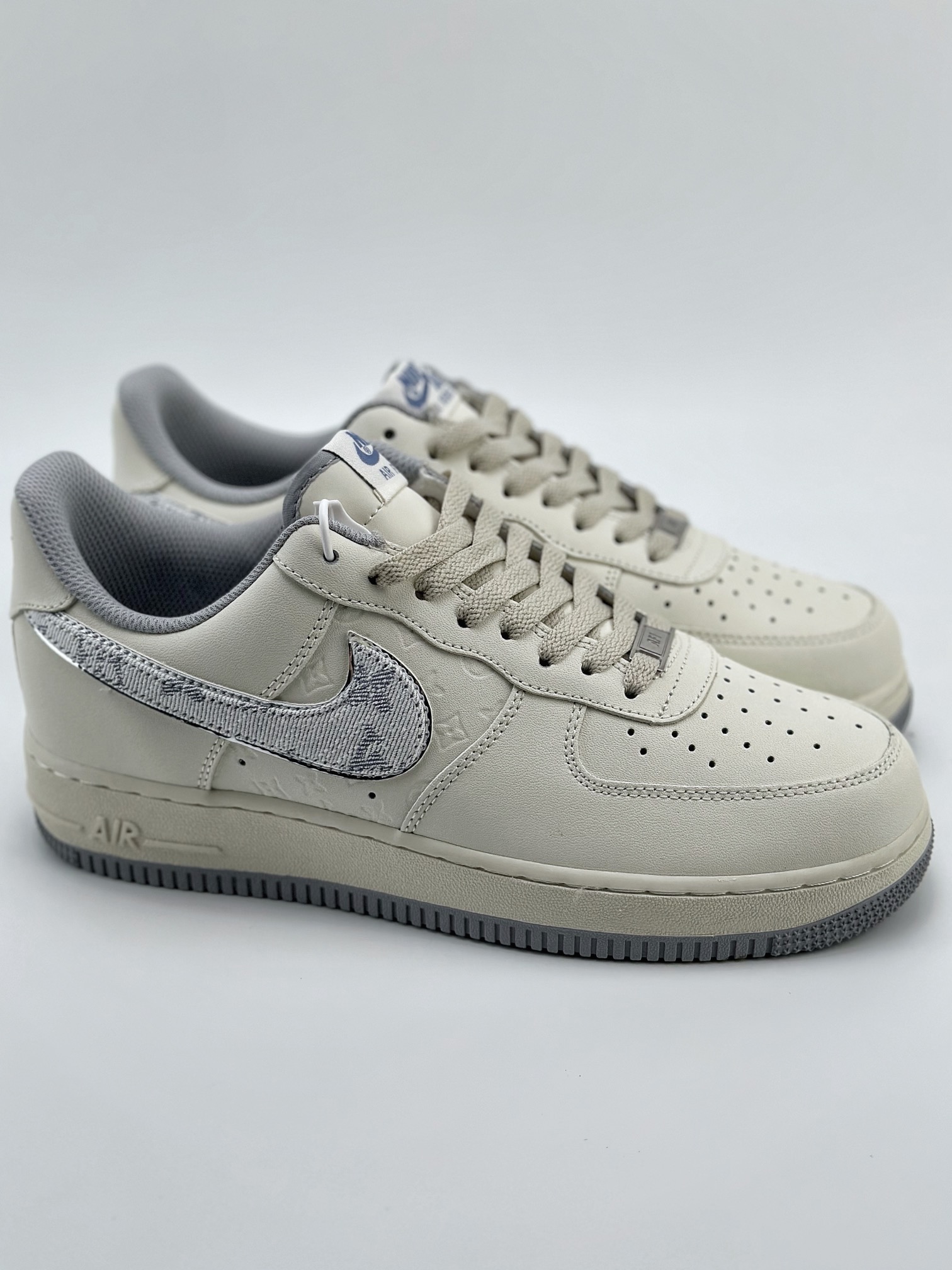 220 Nike Air Force 1 Low 07 x Louis Vuitton 白灰LV老花 LV0506-022