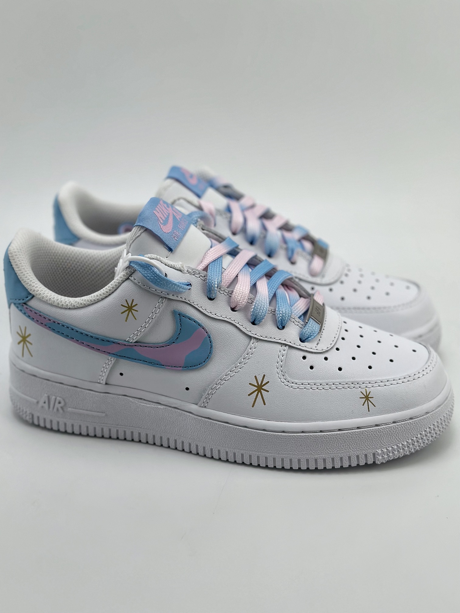 200 Nike Air Force 1 Low 07 粉蓝星云 白蓝粉 DD8959-100