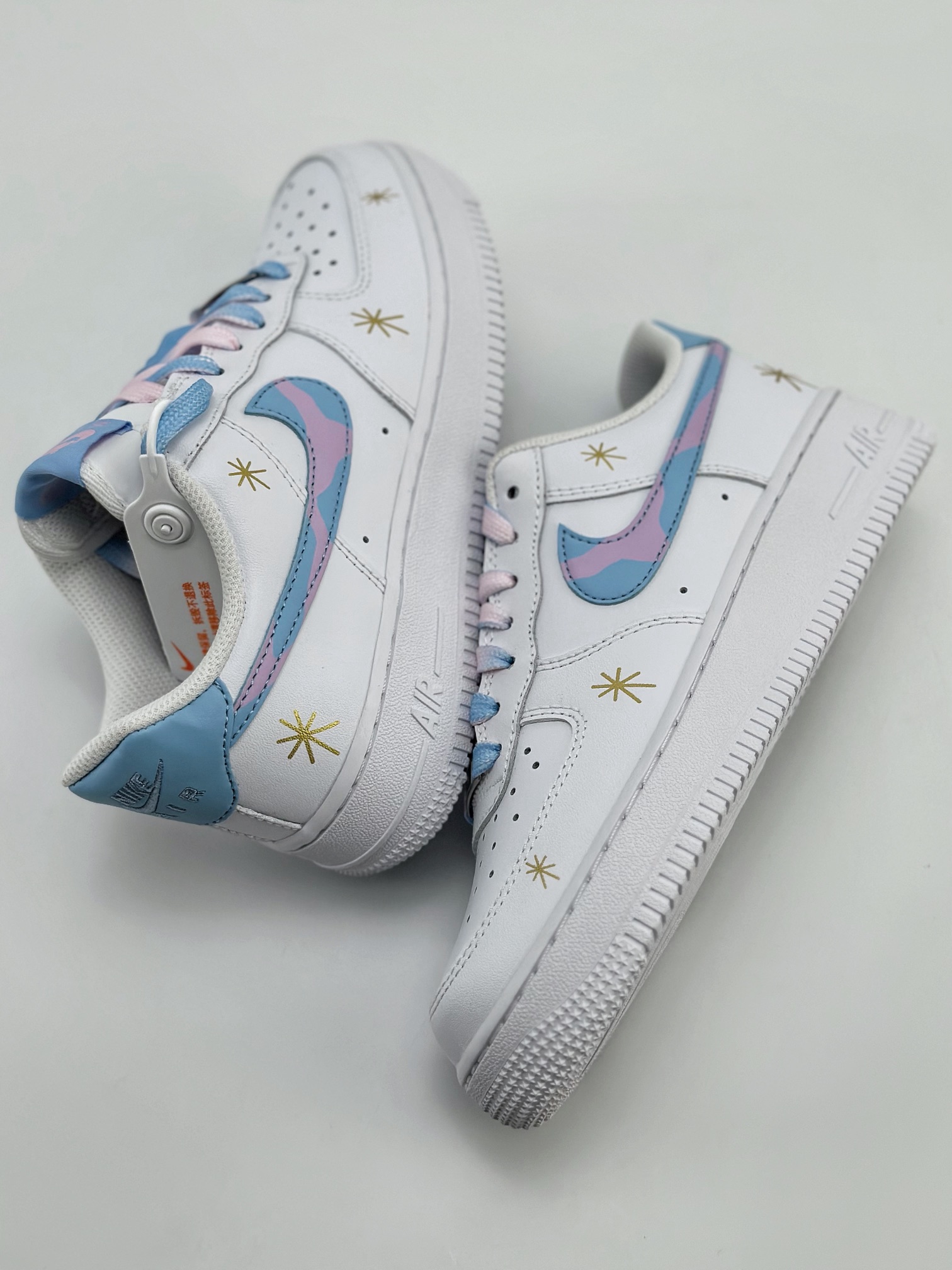 200 Nike Air Force 1 Low 07 粉蓝星云 白蓝粉 DD8959-100