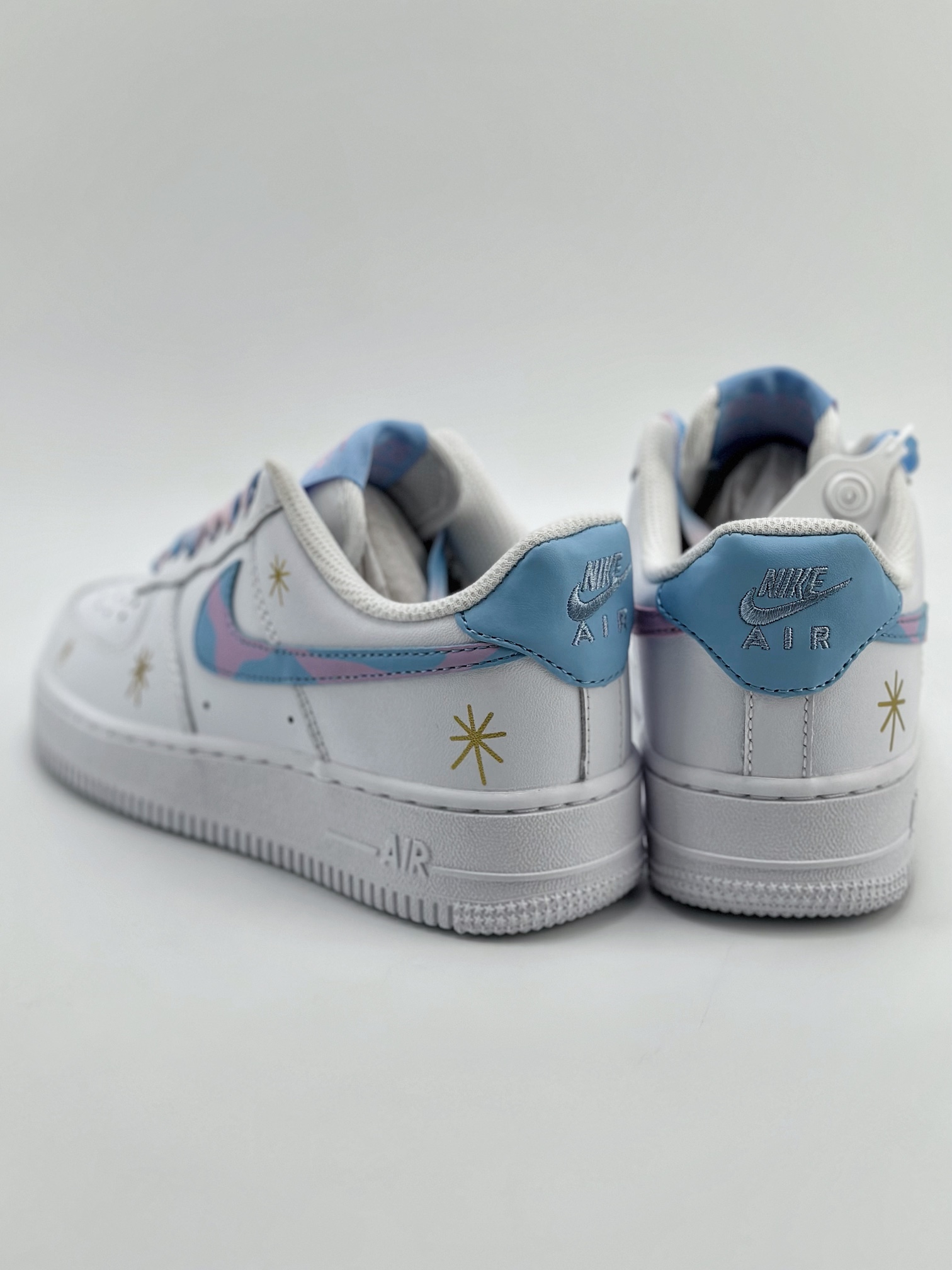 200 Nike Air Force 1 Low 07 粉蓝星云 白蓝粉 DD8959-100