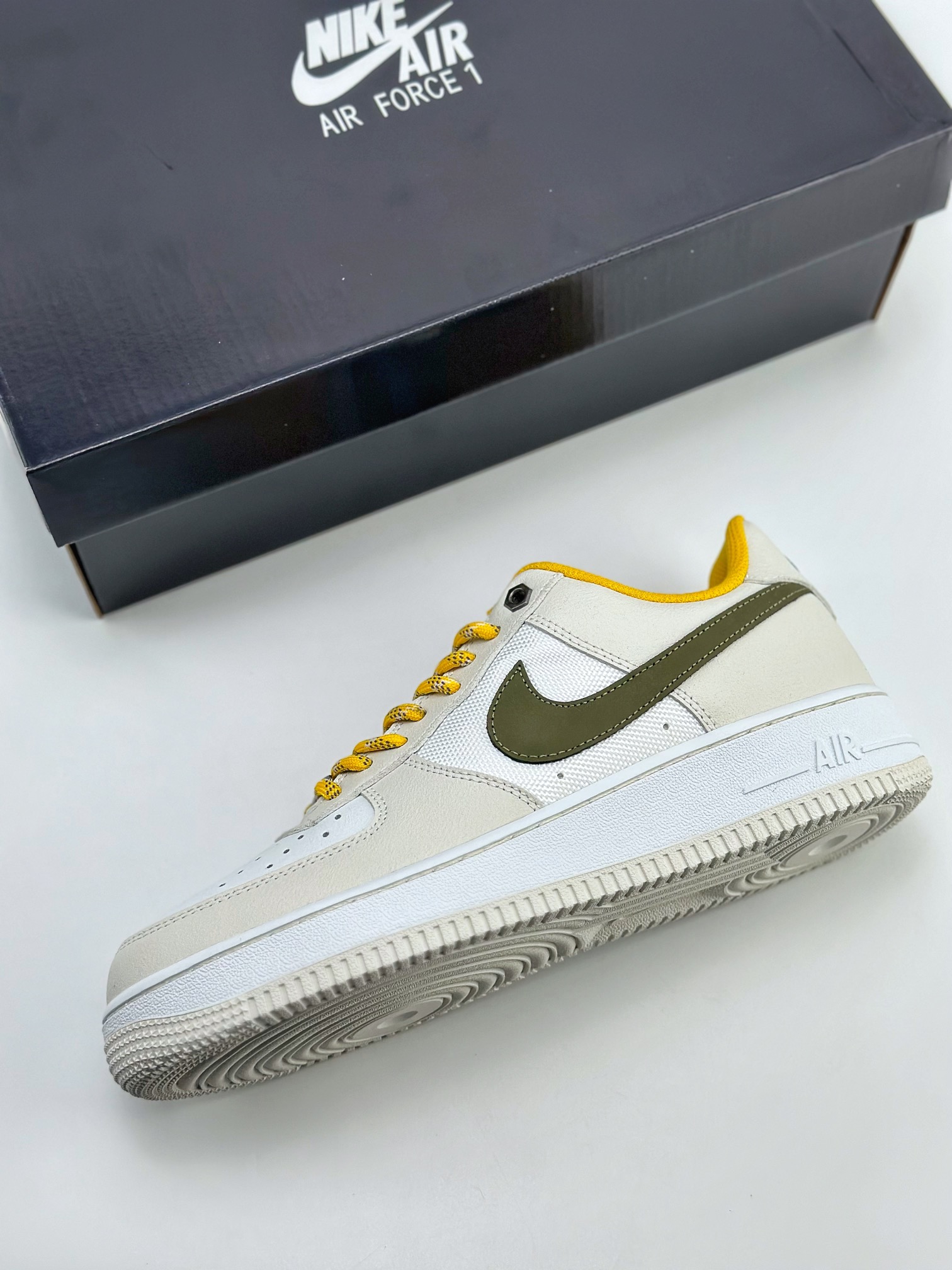 Nike Air Force 1 Low 07 White, Black and Yellow FV3628-031