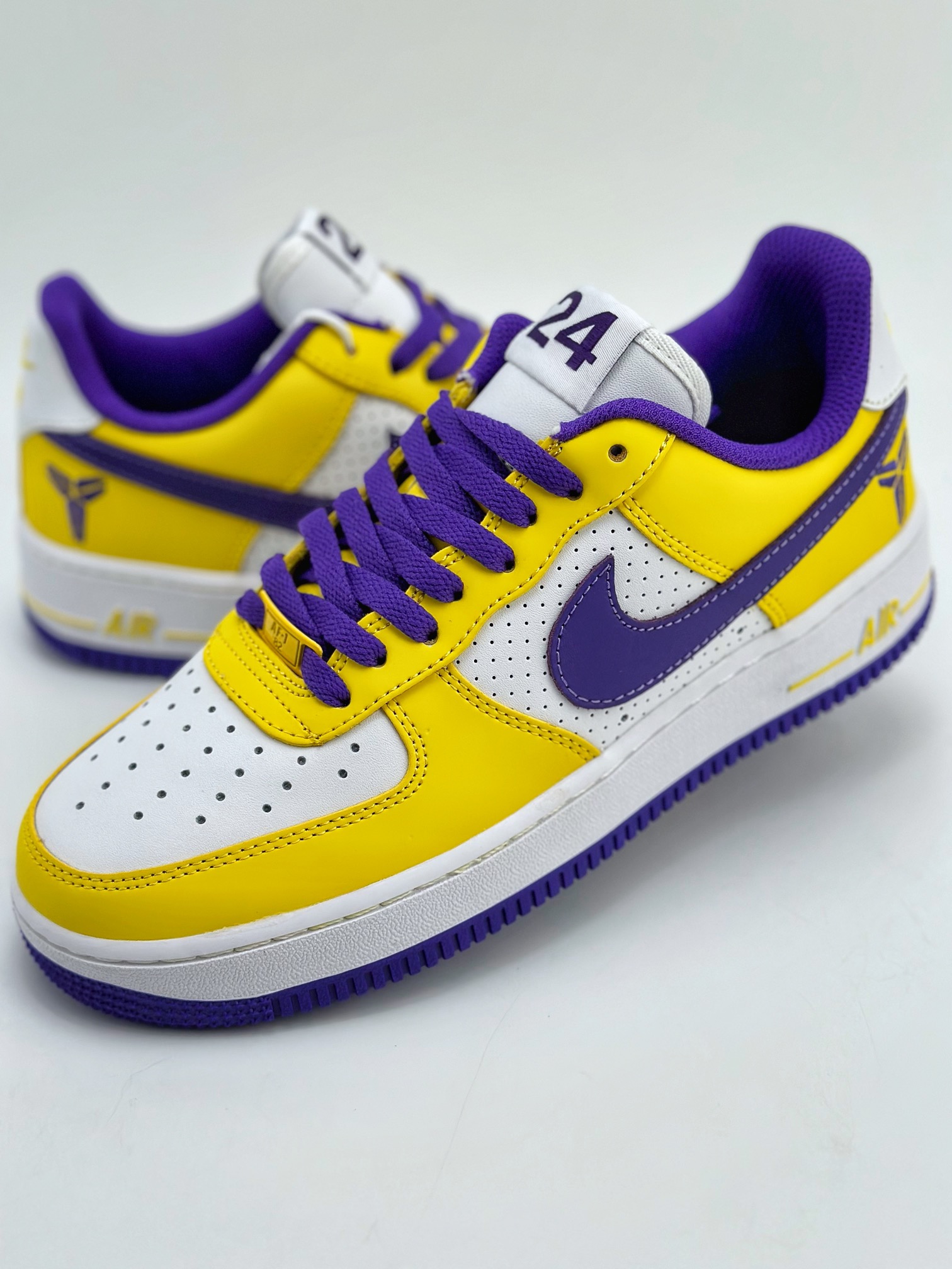 200 Nike Air Force 1 Low 07 x Kobe Bryant 紫金湖人 314192-151