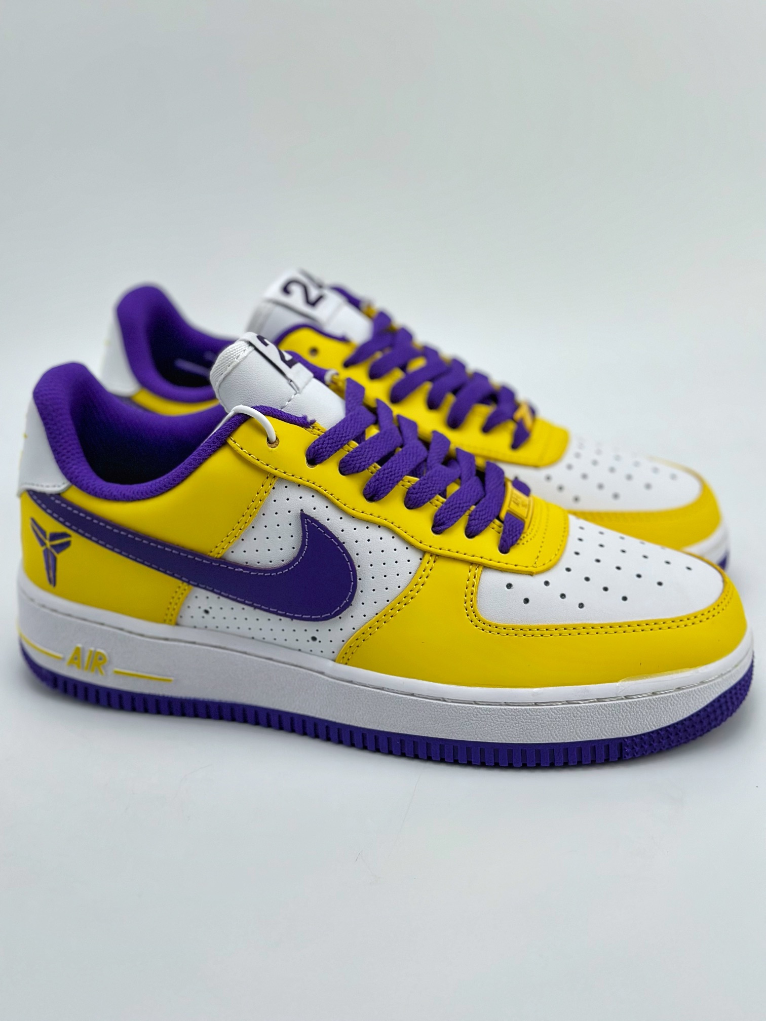 200 Nike Air Force 1 Low 07 x Kobe Bryant 紫金湖人 314192-151