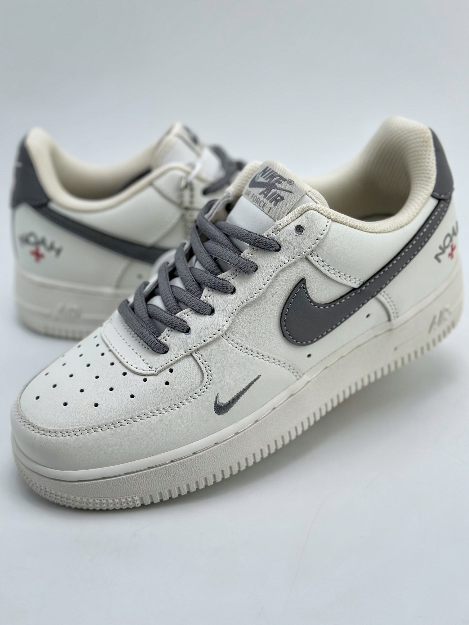 240 Nike Air Force 1 Low 07 x NOAH 联名白灰 NY3307 11