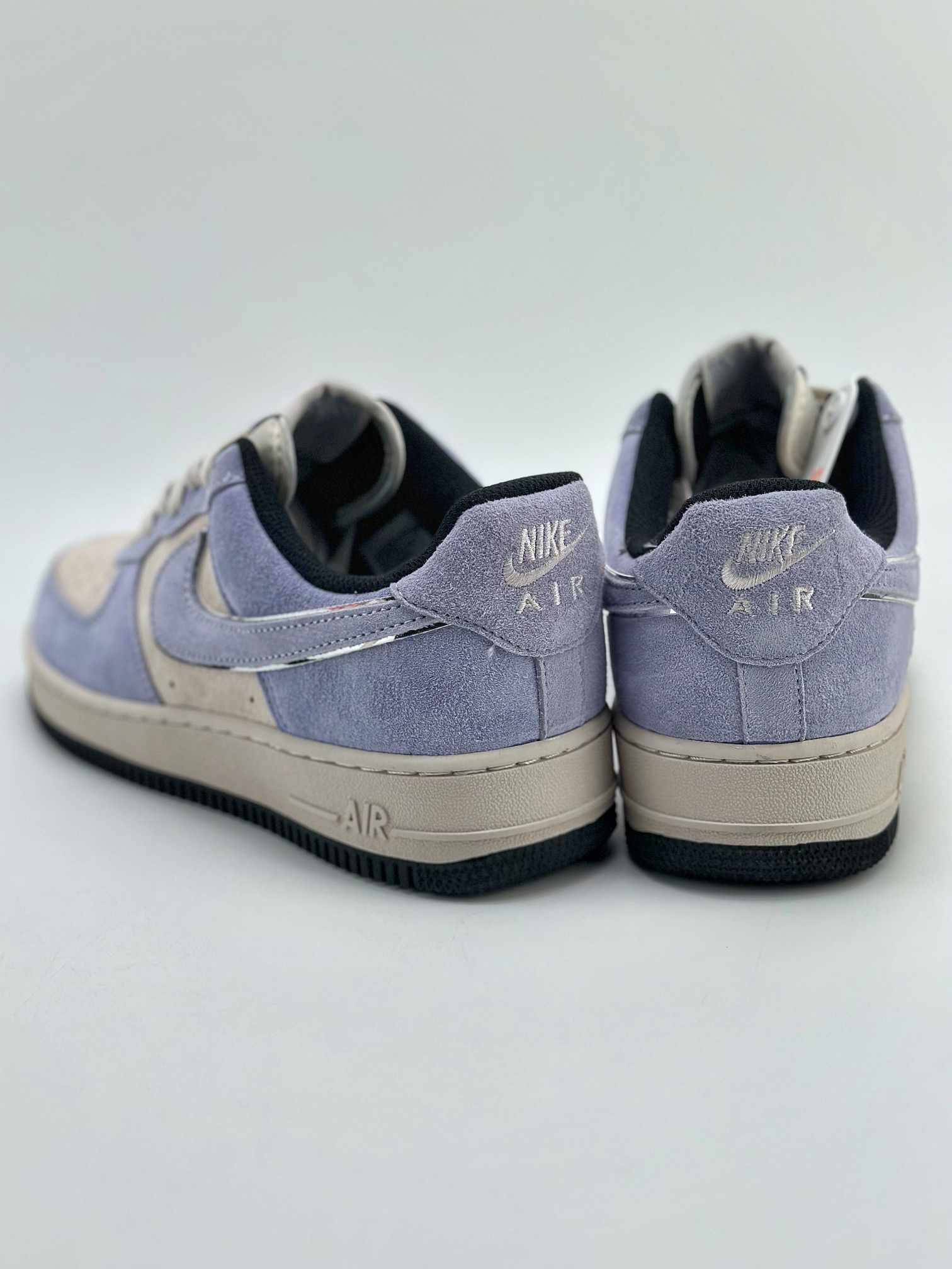 240 Nike Air Force 1 Low 07 翻毛灰紫