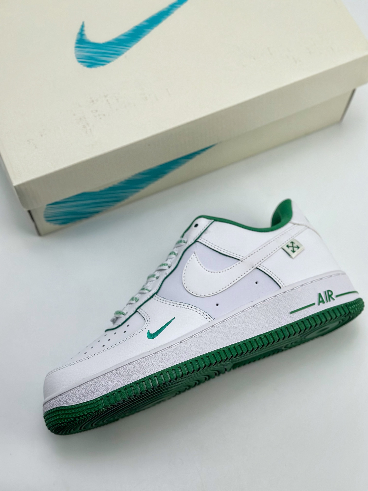 240 Nike Air Force 1 Low 07 x Off White 联名白绿 PF9055-771