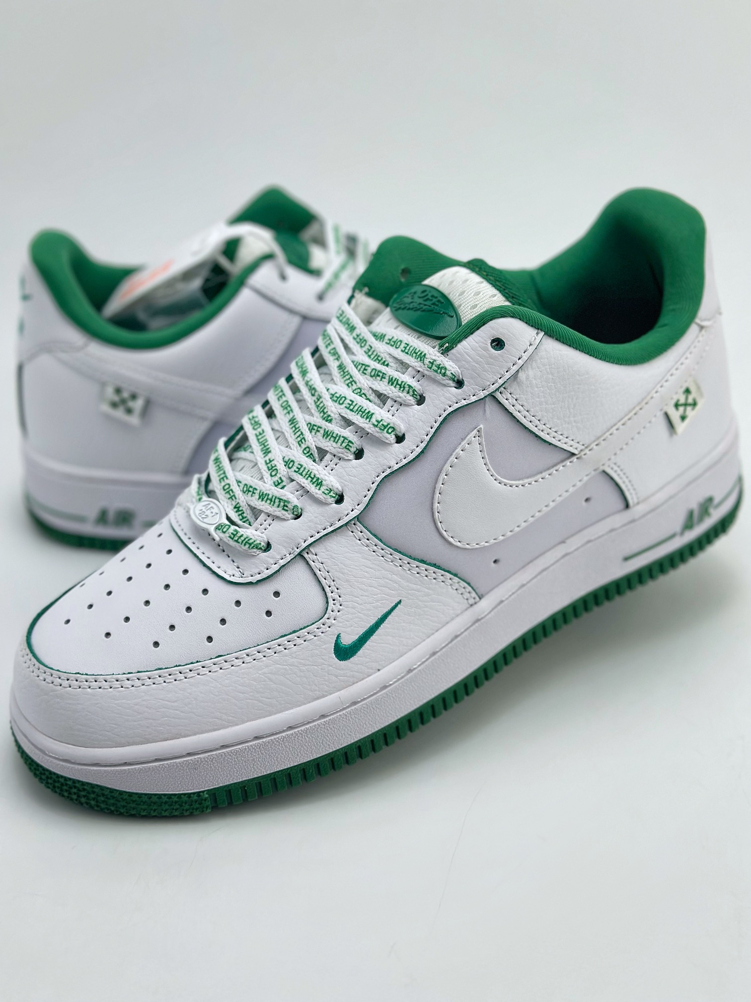 240 Nike Air Force 1 Low 07 x Off White 联名白绿 PF9055-771