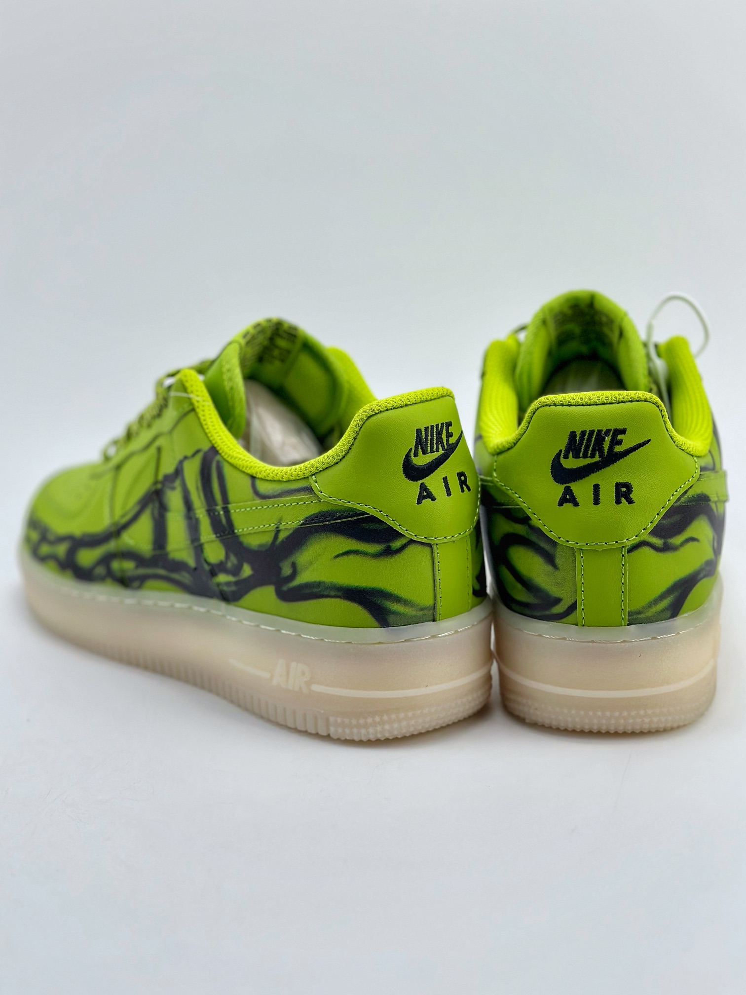 240 Nike Air Force 1 Low 07 Skeleton QS "Green Skeleton" 透视X光魔鬼绿骨头