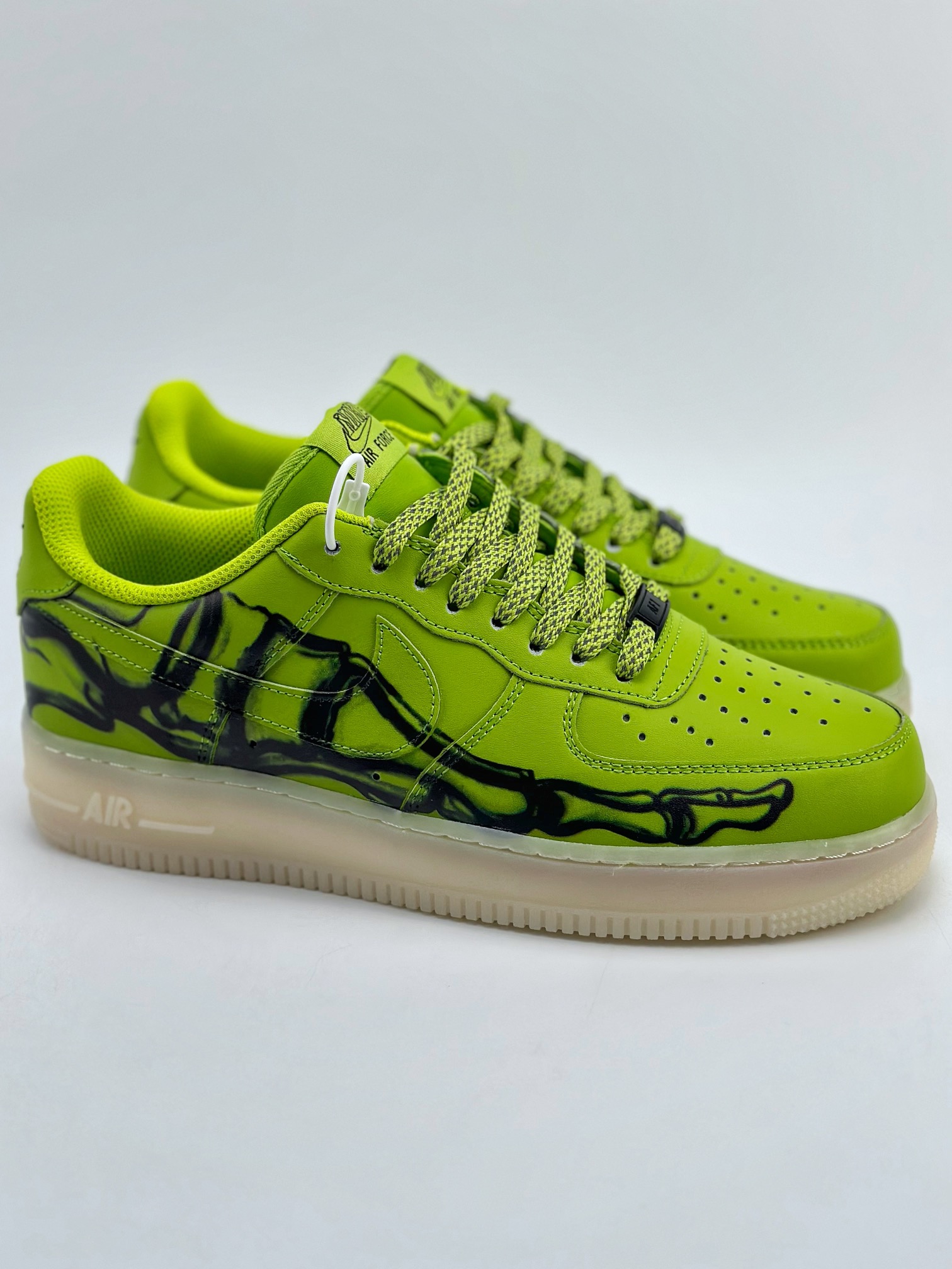 240 Nike Air Force 1 Low 07 Skeleton QS "Green Skeleton" 透视X光魔鬼绿骨头