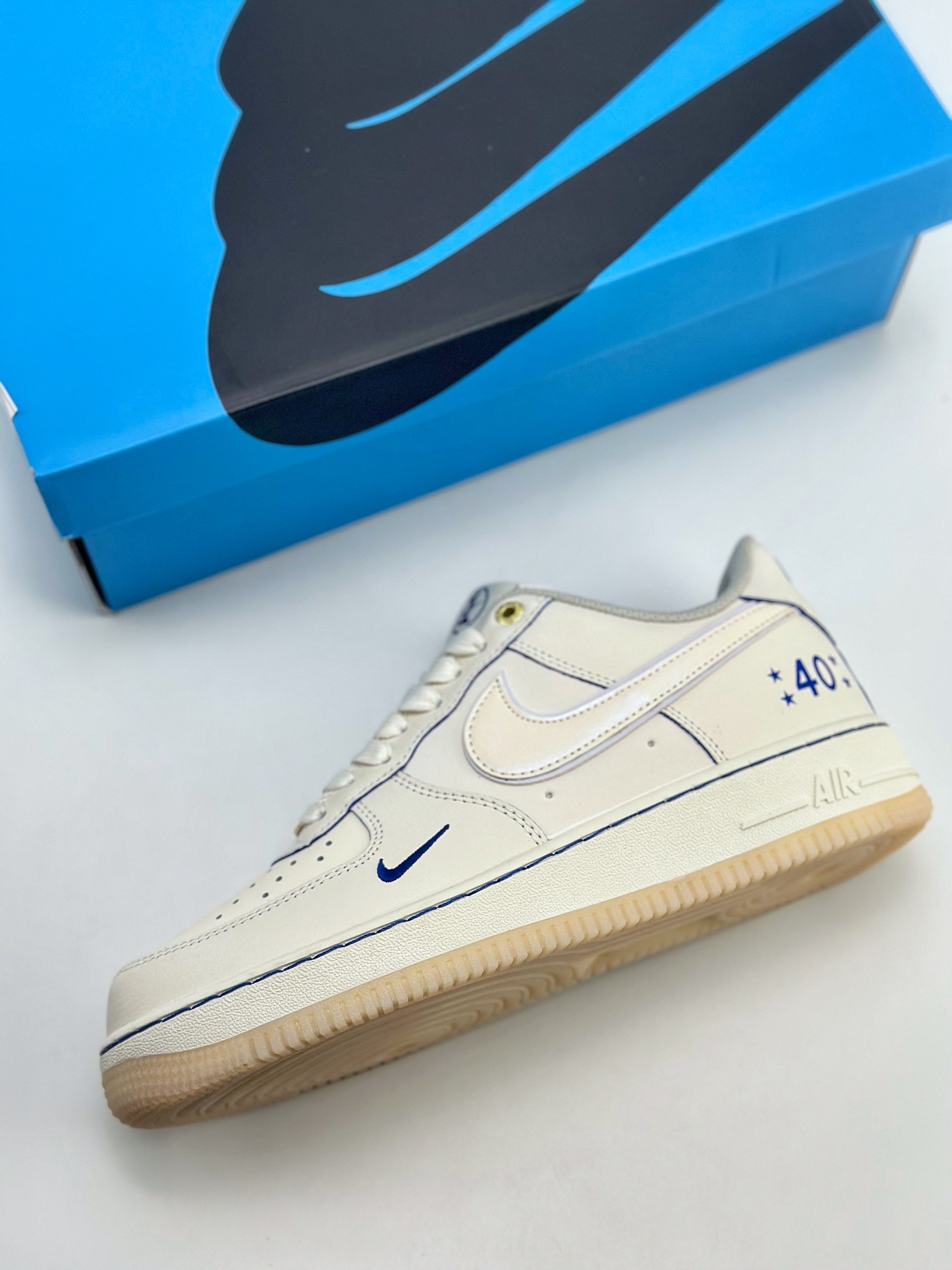 Nike Air Force 1 Low 07 40th Anniversary White Blue XP9688-757