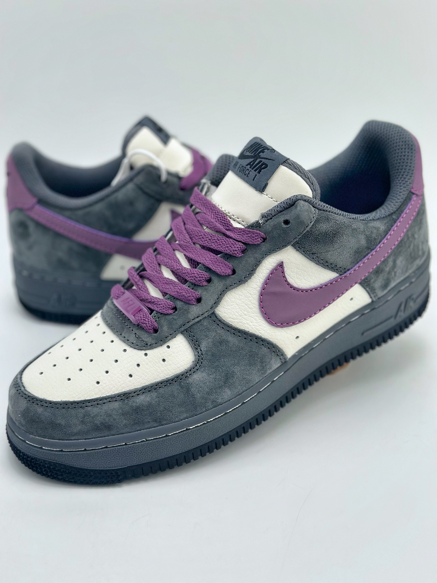 240 Nike Air Force 1 Low 07 “Grey purple”灰紫雾