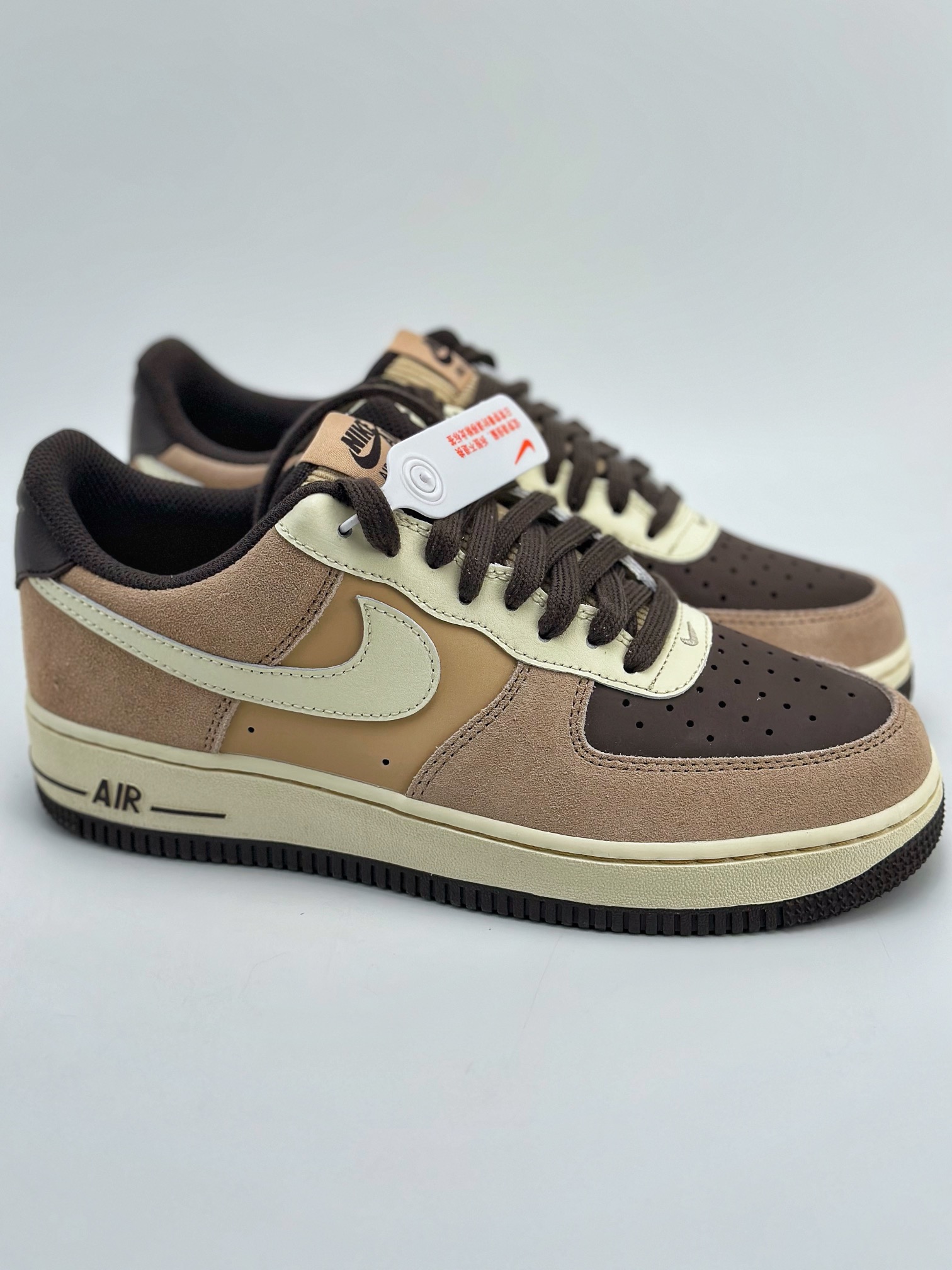 200 Nike Air Force 1 Low 07 拼接黄棕翻毛 FB8878-200