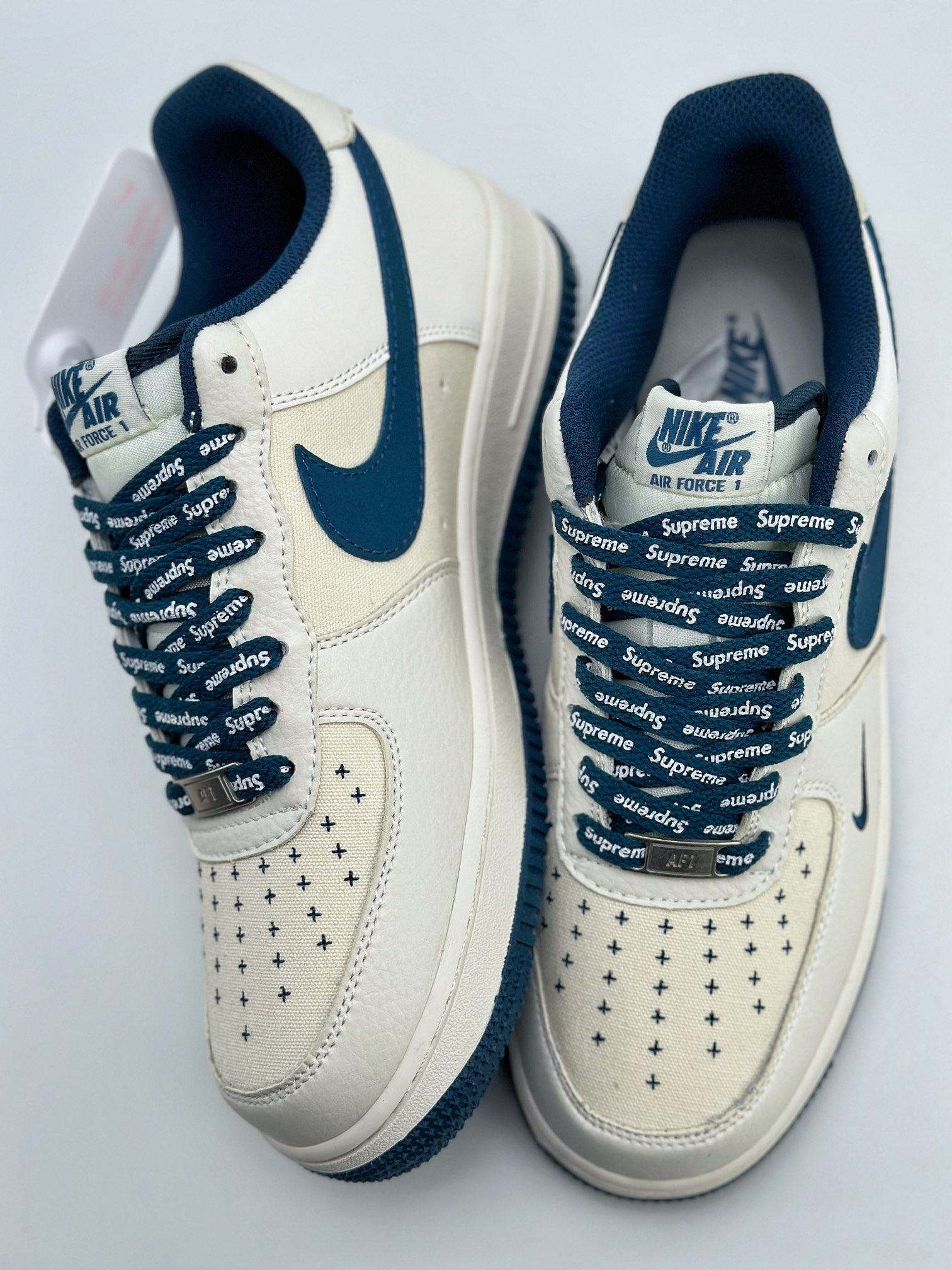 240 Nike Air Force 1 Low 07 TS x Supreme 三方联名白藏青 PF9055-756