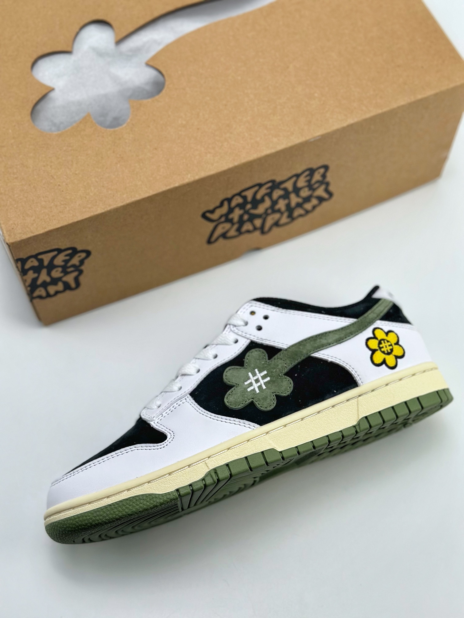 260 Wtp Water The Plant 1.0 Dunk Low ”Shroom” 白黑黄 WTPS1124 93 040